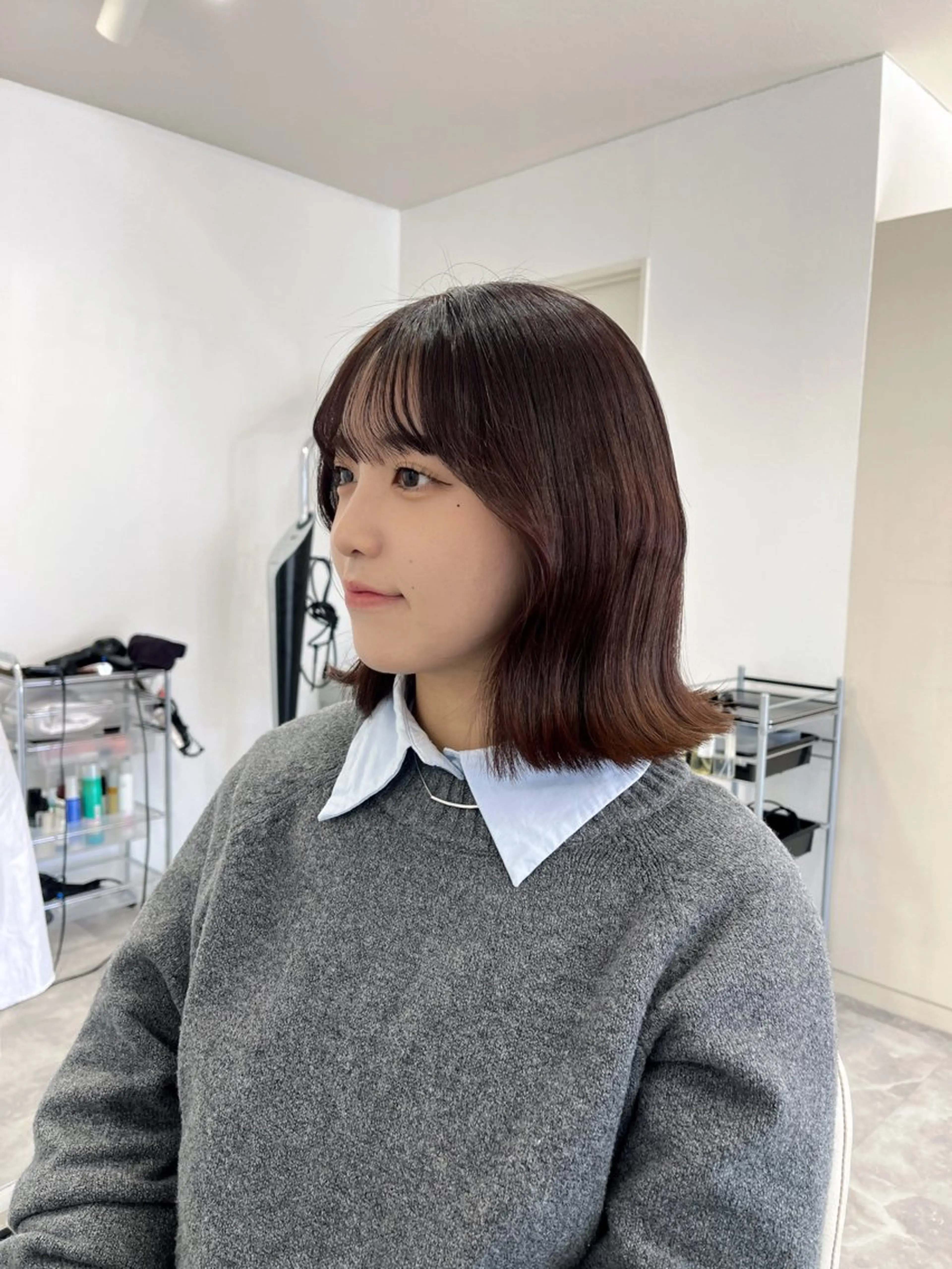 ショート ボブ カット 𝑴𝑰𝑯𝑶 ／ワンホンヘアのヘアスタイル