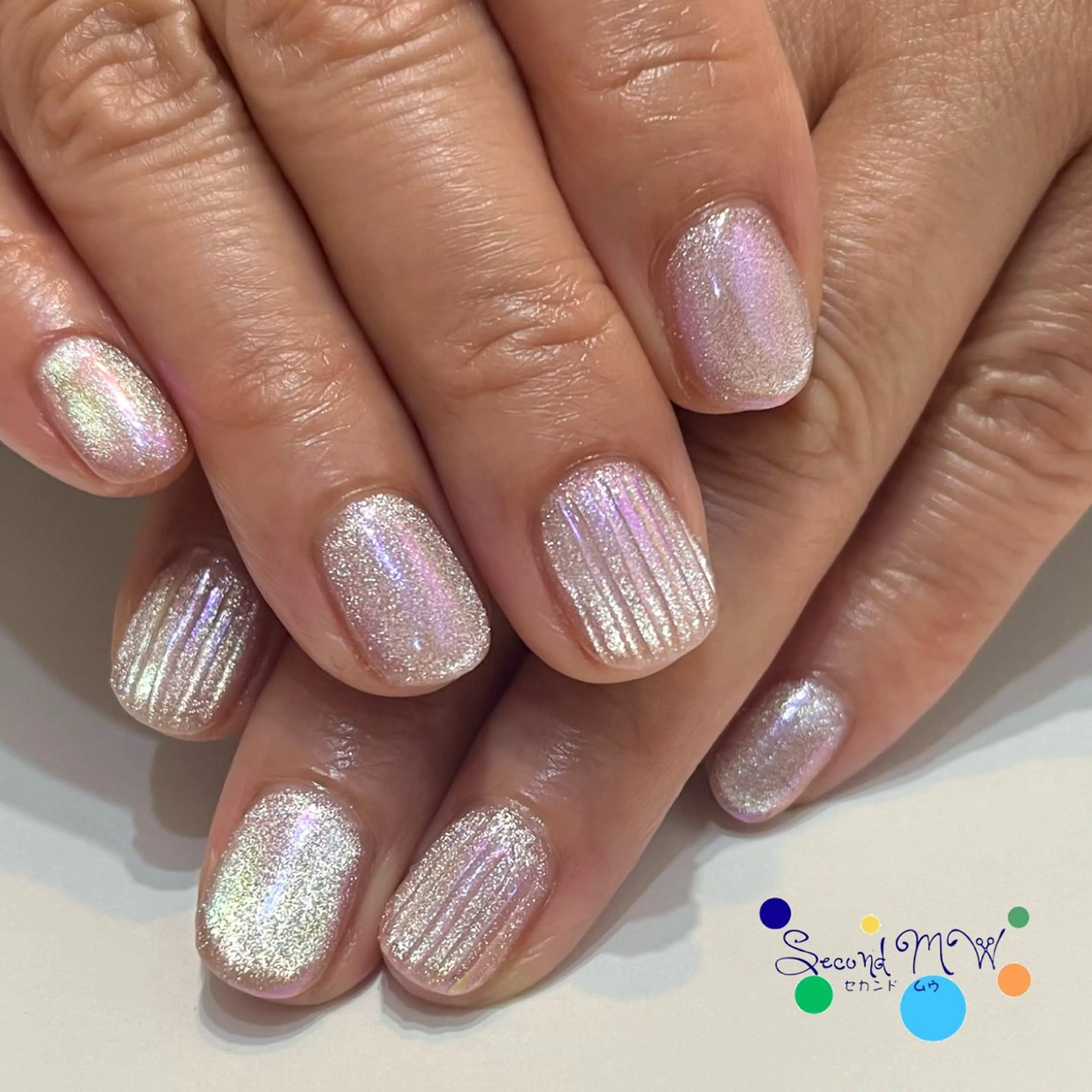 ネイル マグネットネイル ハンドネイル Second   MW所属・似合わせカラー💜 Kawatsureのネイルデザイン