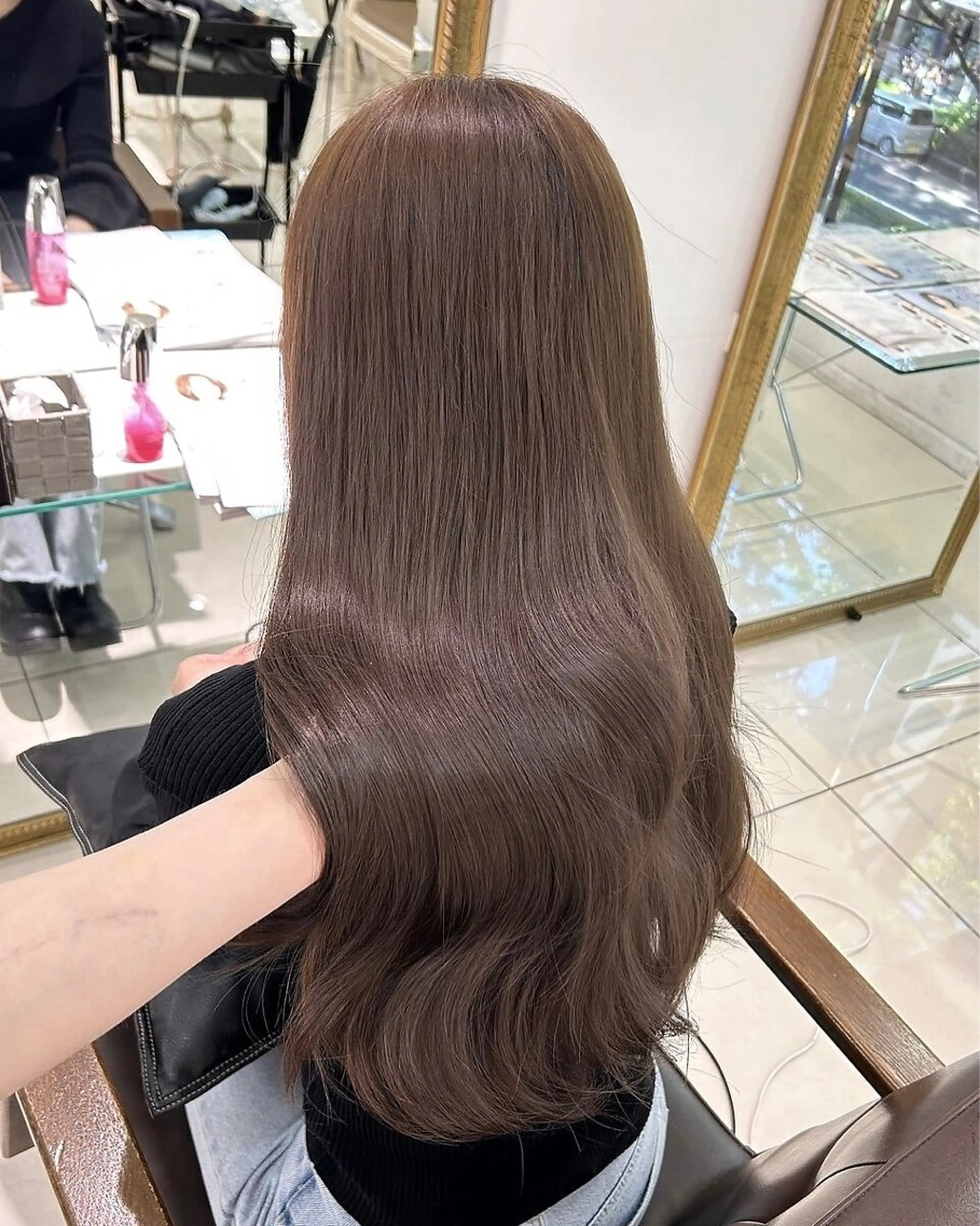 ロング カラー 清水 楓夏のヘアスタイル