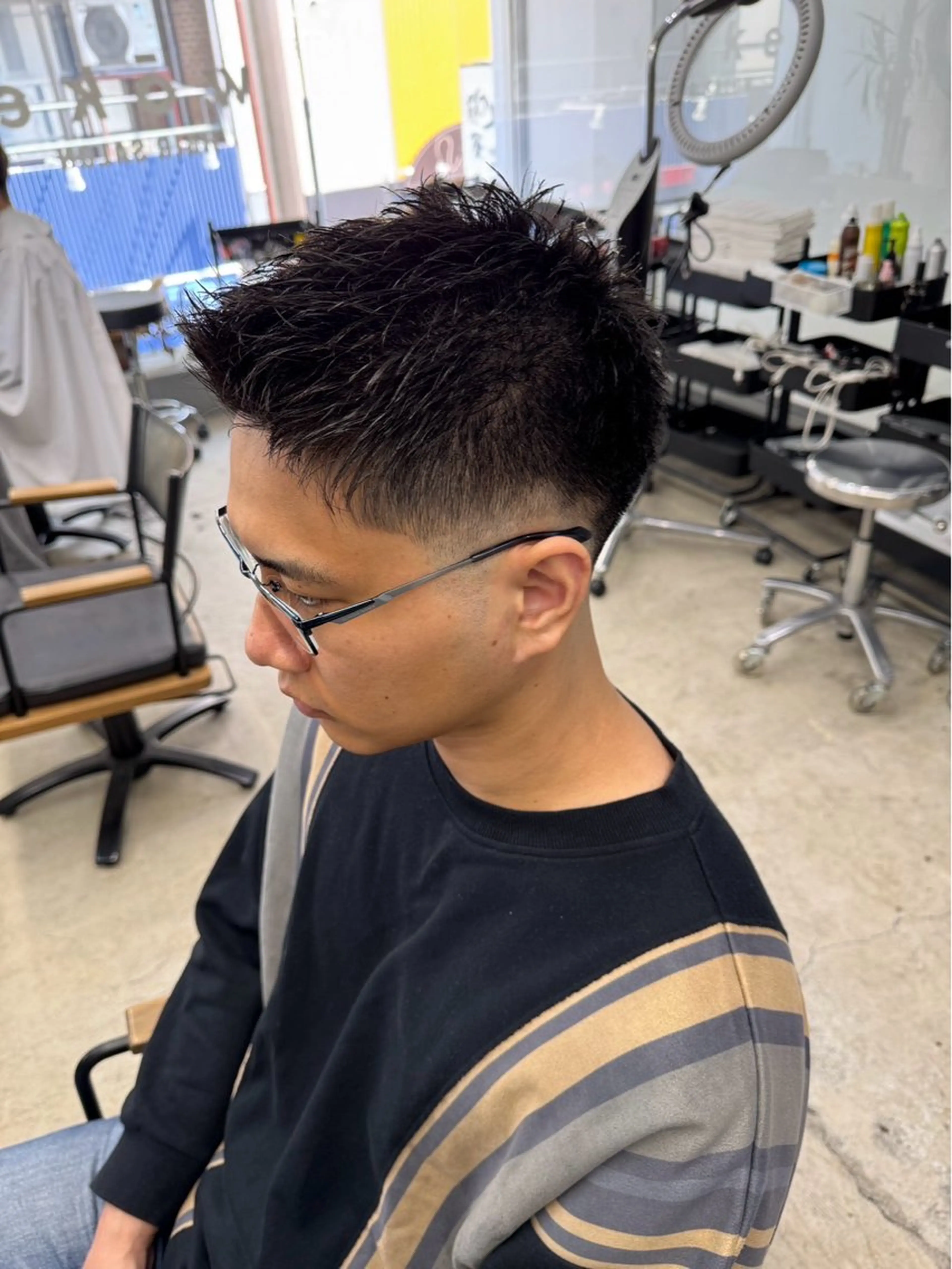 ショート メンズ カット ヘッドスパ メンズ専門サロン wokeのヘアスタイル