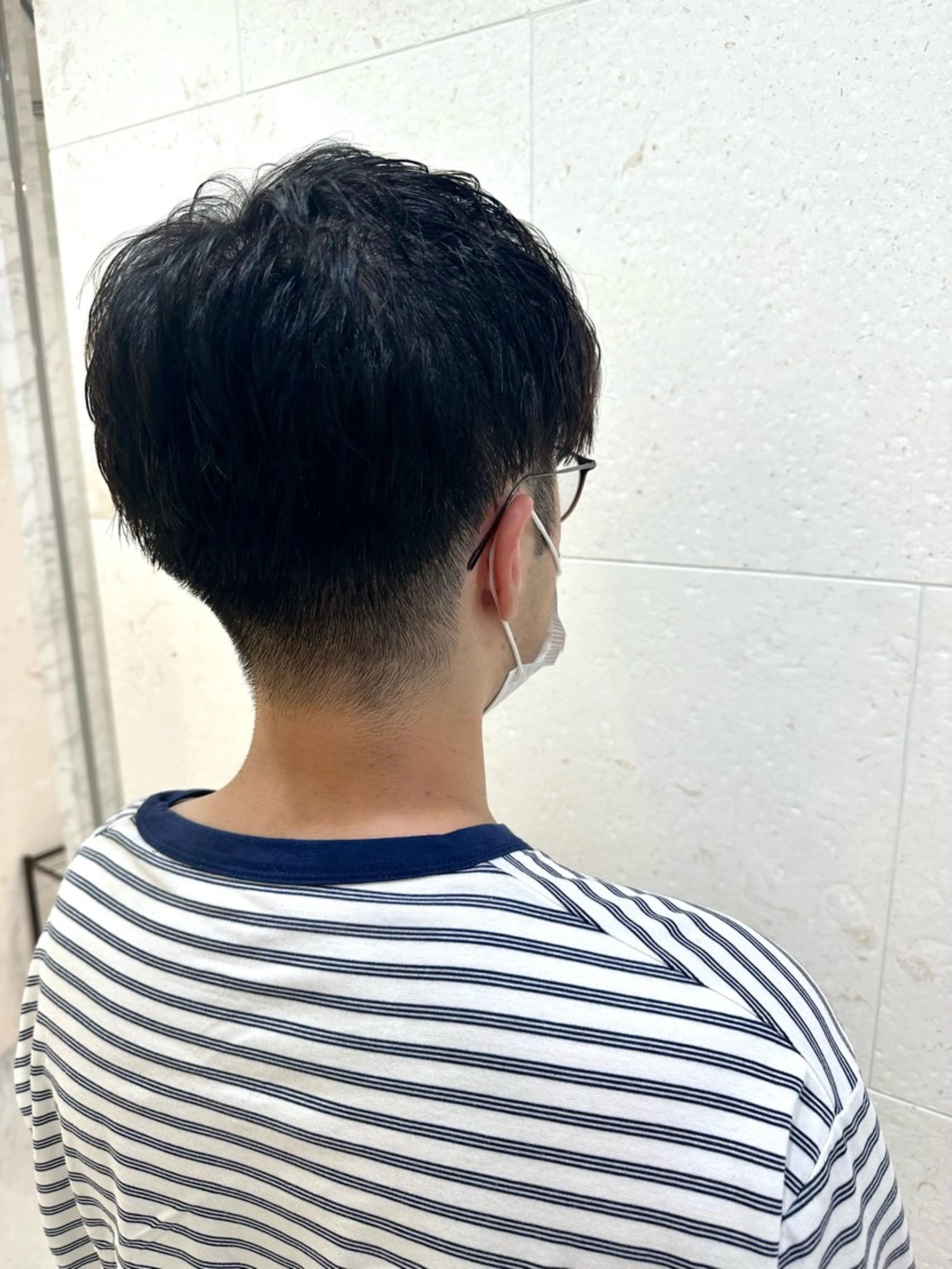 ミディアム メンズ ミディアムパーマ メンズパーマ 安田 柚月のヘアスタイル