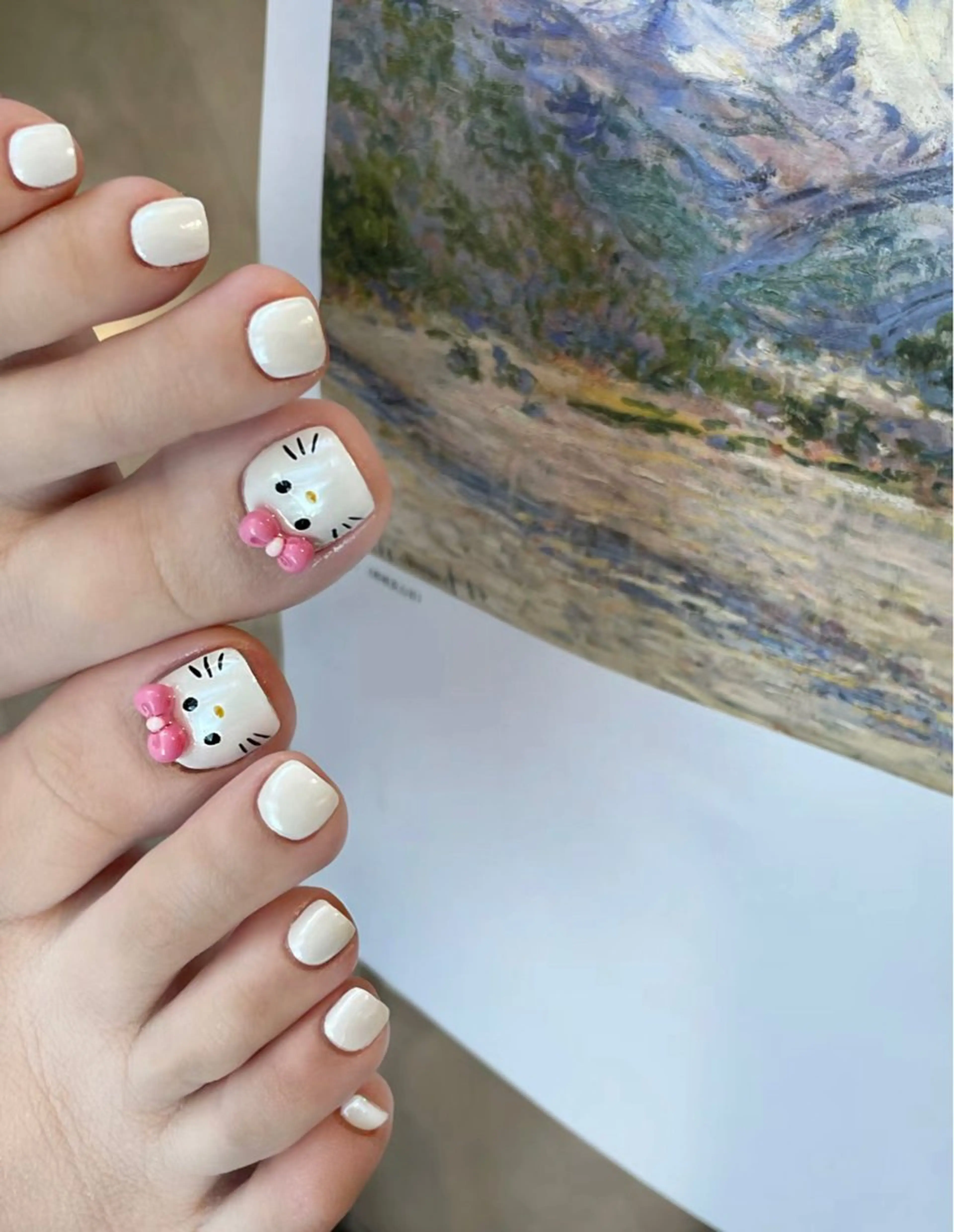 カラー フットネイル July Nail 新横浜駅のネイルデザイン