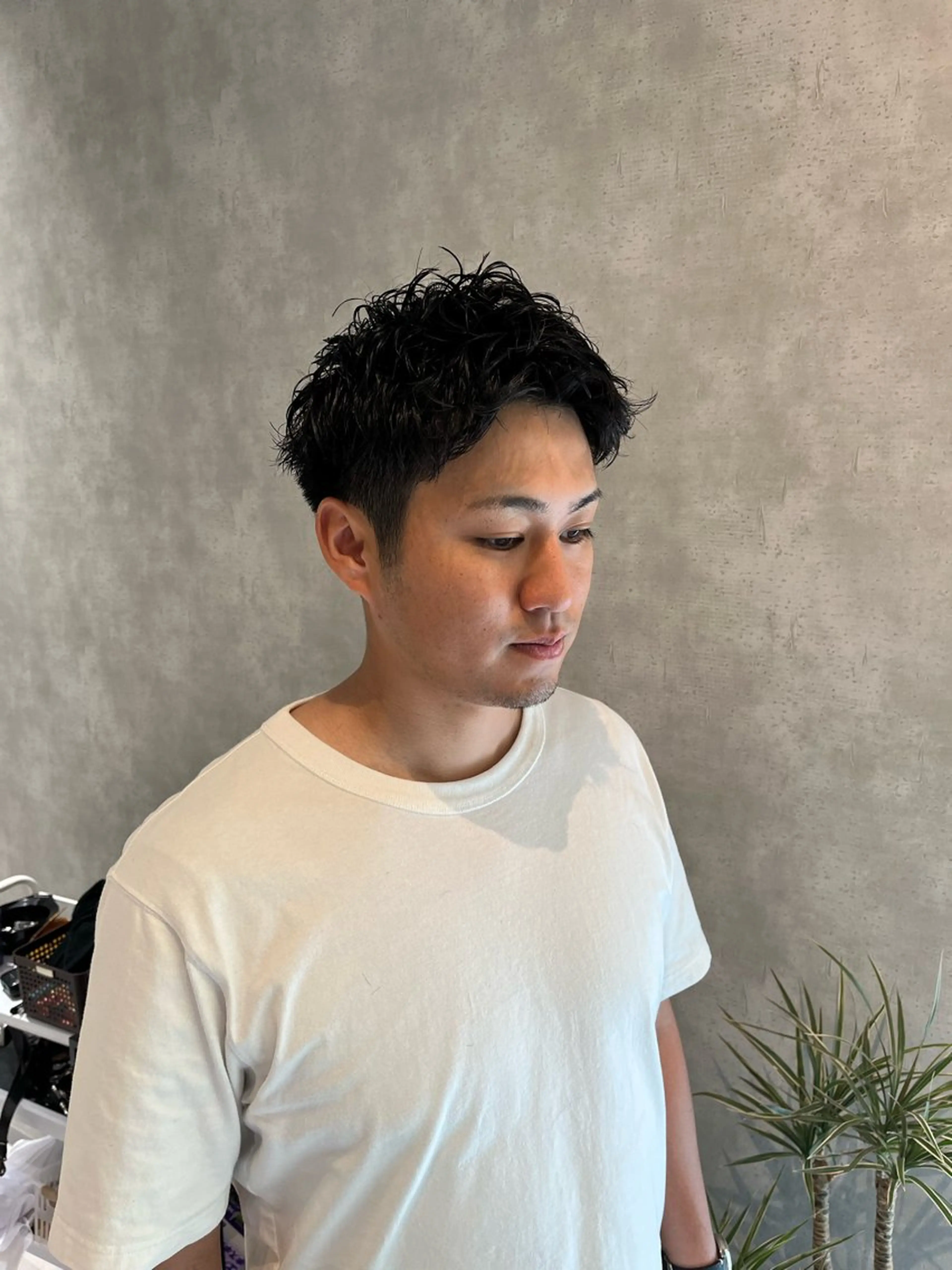 ショート メンズ メンズパーマ ショートヘア パーマ率80%【齋藤 悠斗】のヘアスタイル