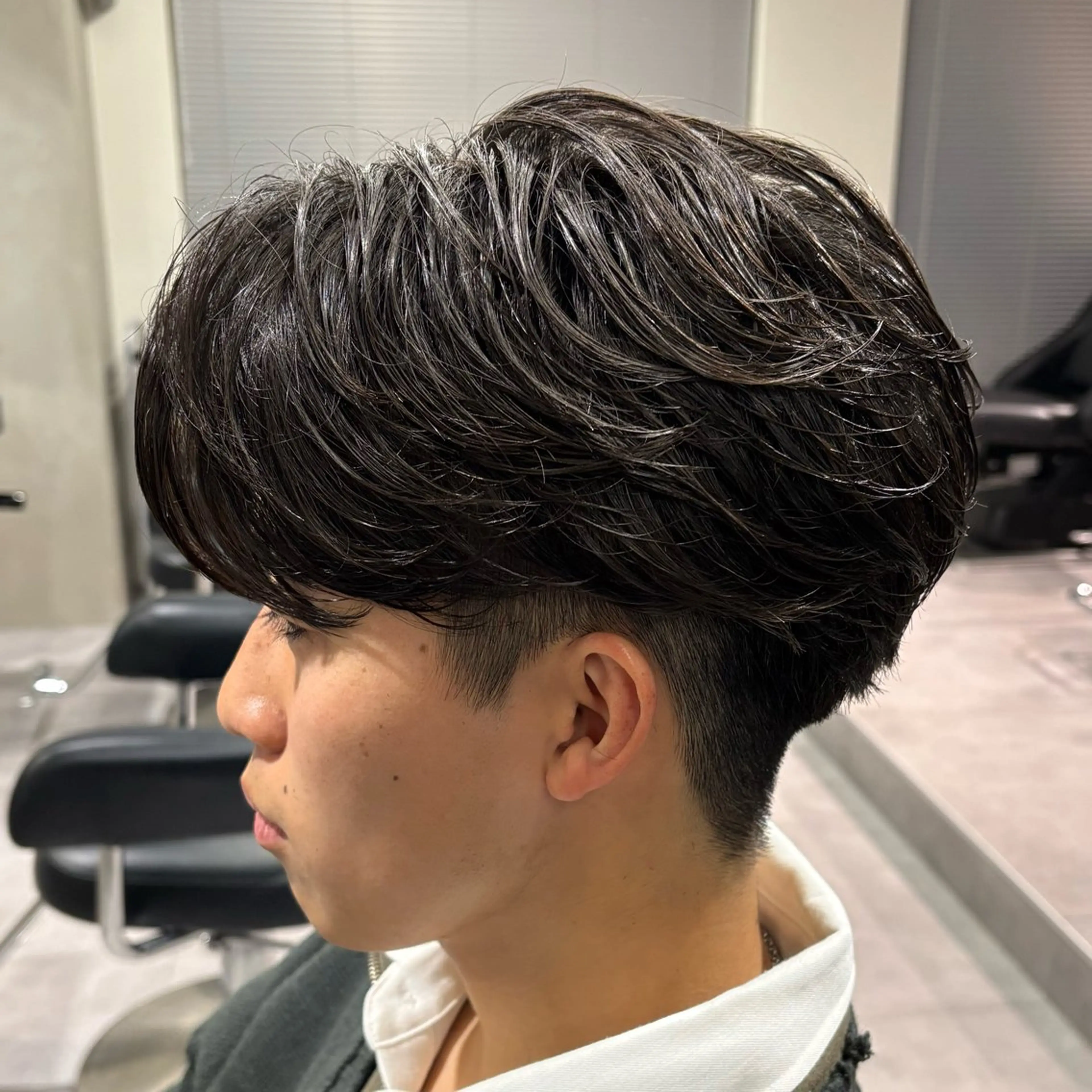 🌀メンズカット➕フェザーパーマ🌀　【ミニモ学割】　【メンズ】の写真