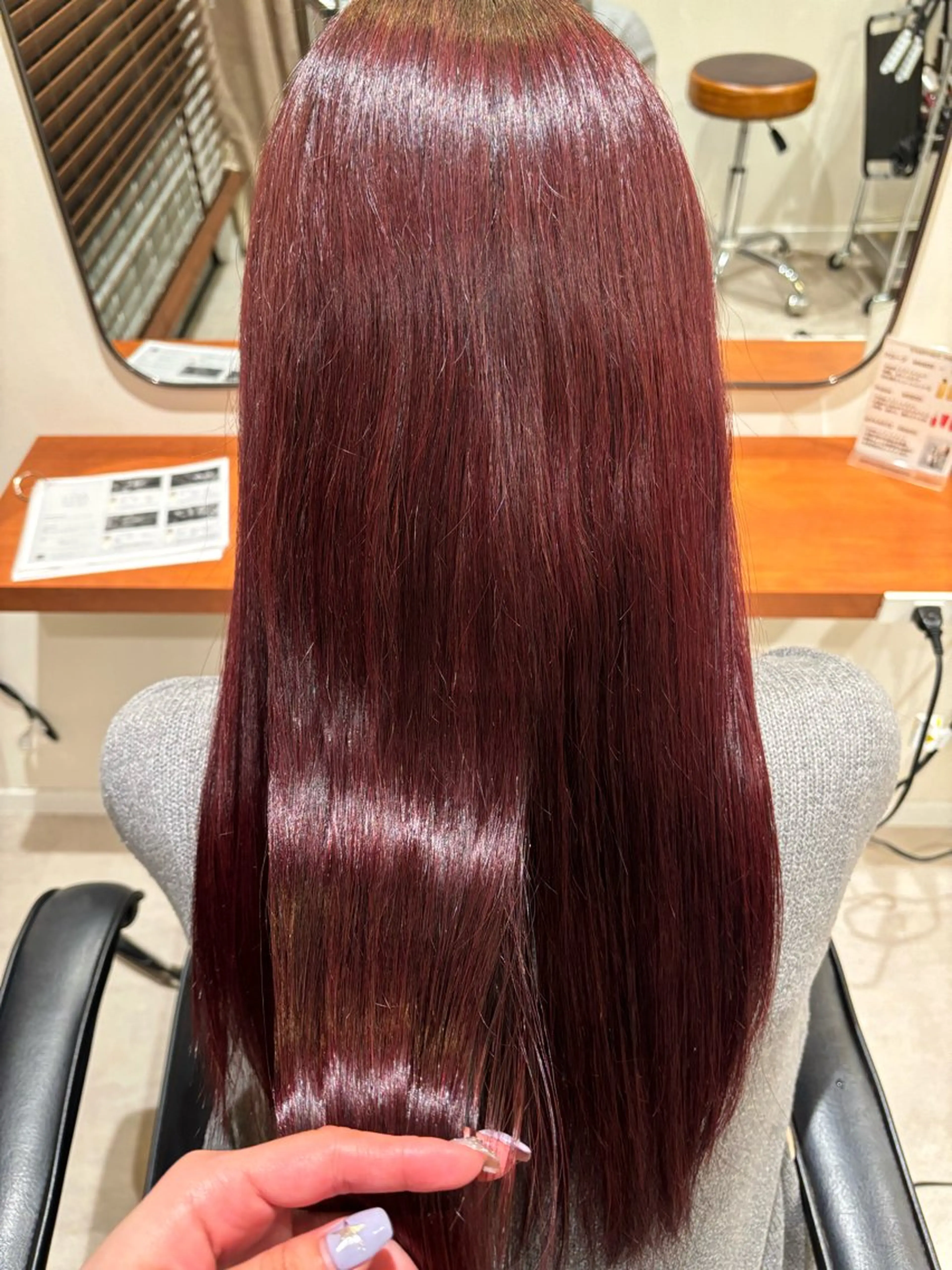 ロング カラー ヘアカラー ながこ /透明感カラーのヘアスタイル