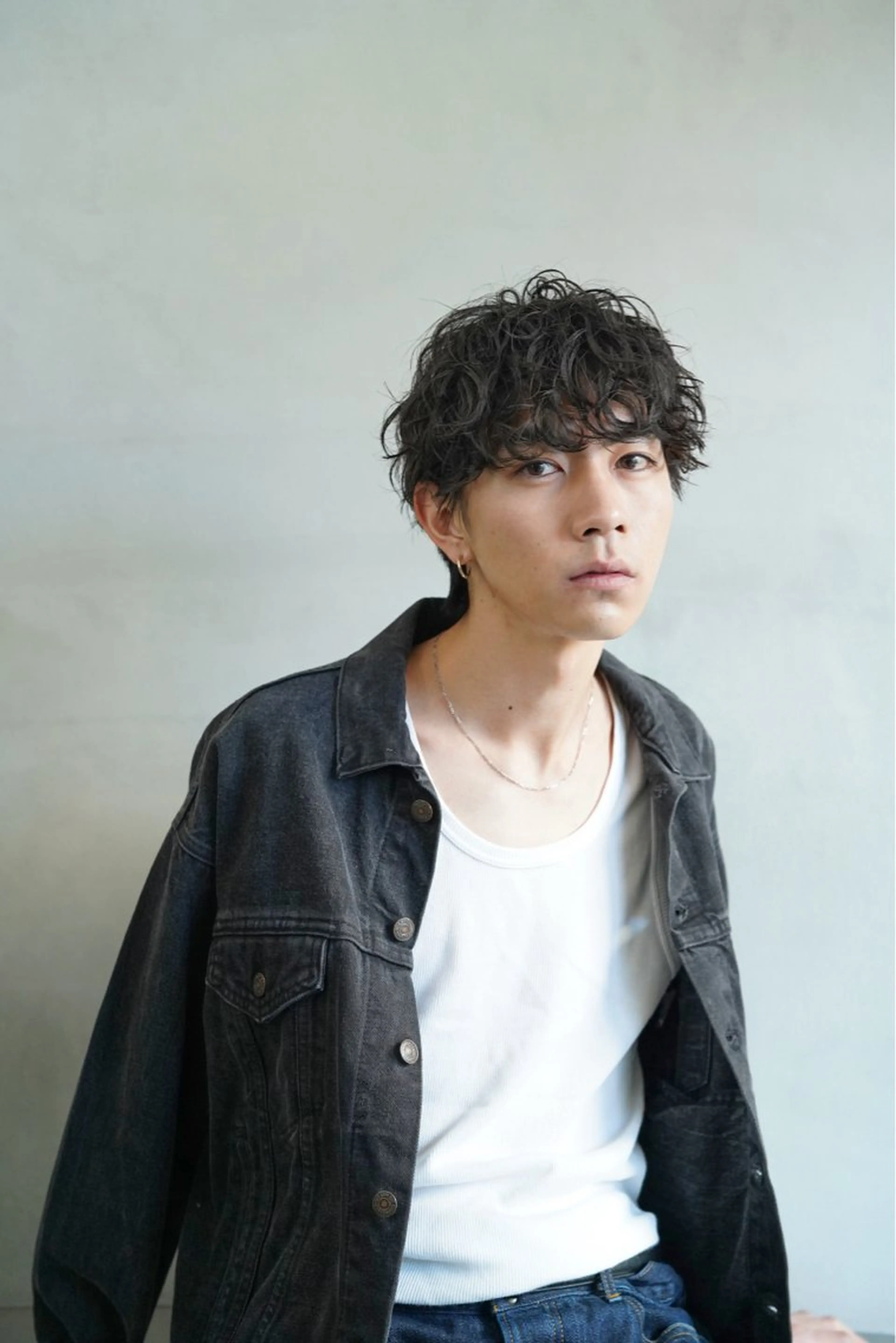 パーマ メンズ カット パーマ トリートメント 当日予約⭕️ fifth渋谷太田のヘアスタイル