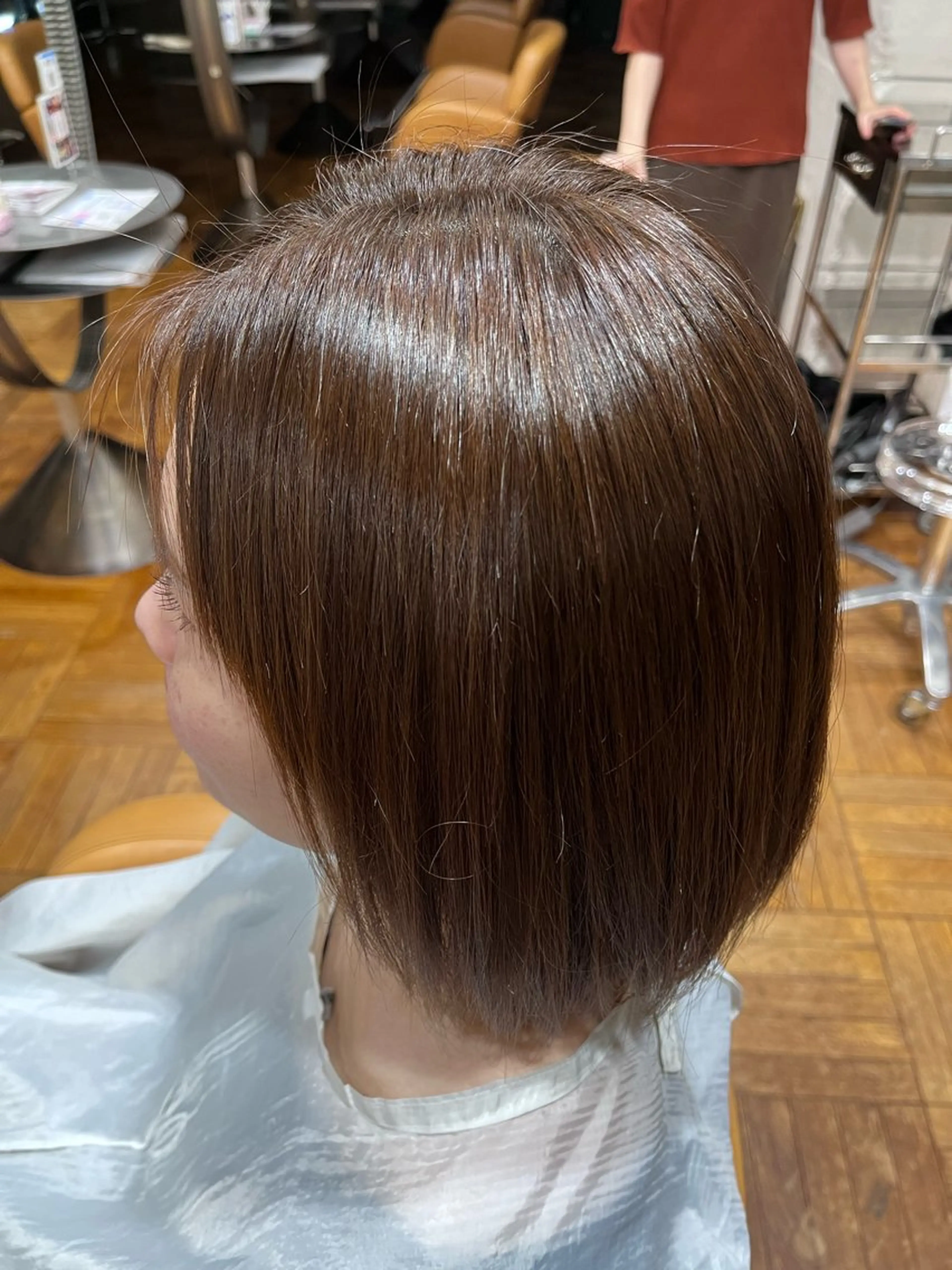 ミディアム トリートメント ヘアカラー グランクラブオブヘアー所属・Miyabi/ スパ/シェービングのヘアスタイル