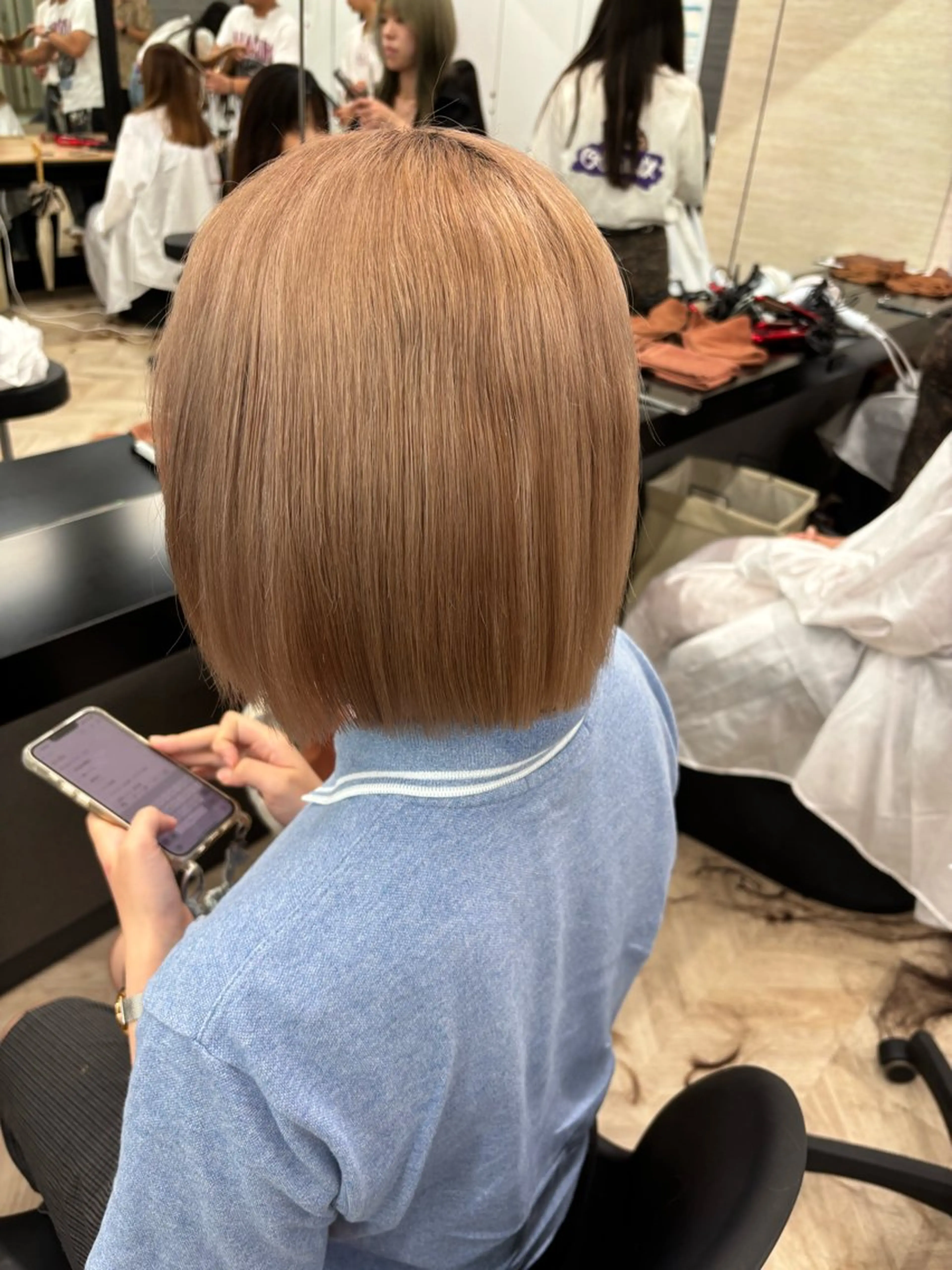 【8月限定】ボブ＆ショートカット+オージュアトリートメント🎀の写真