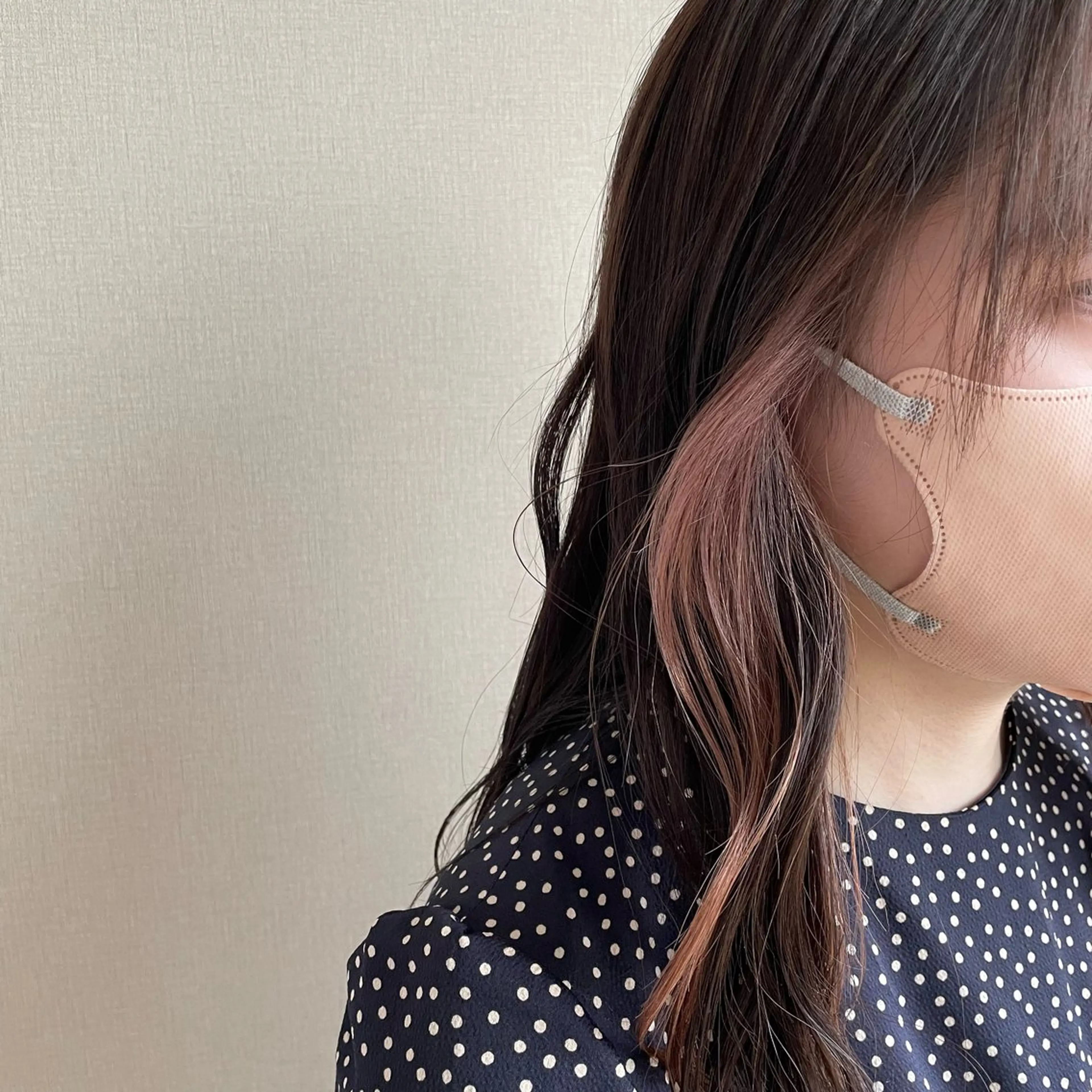 セミロング カラー 艶カラー 🎀良川琴奈のヘアスタイル