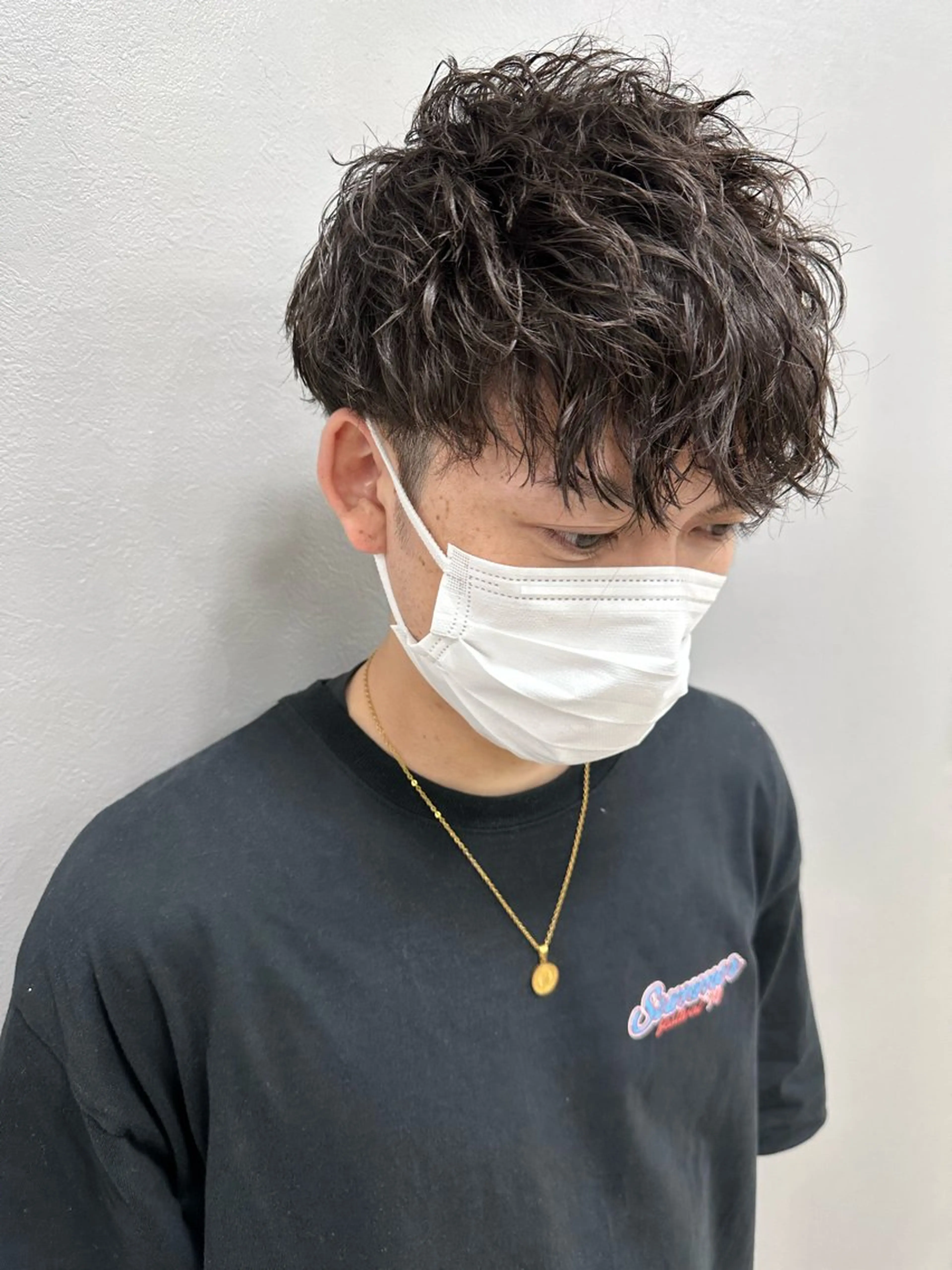 パーマ Agu hair act 姫路駅前おみぞ筋店所属・カワモト ソウタのヘアスタイル