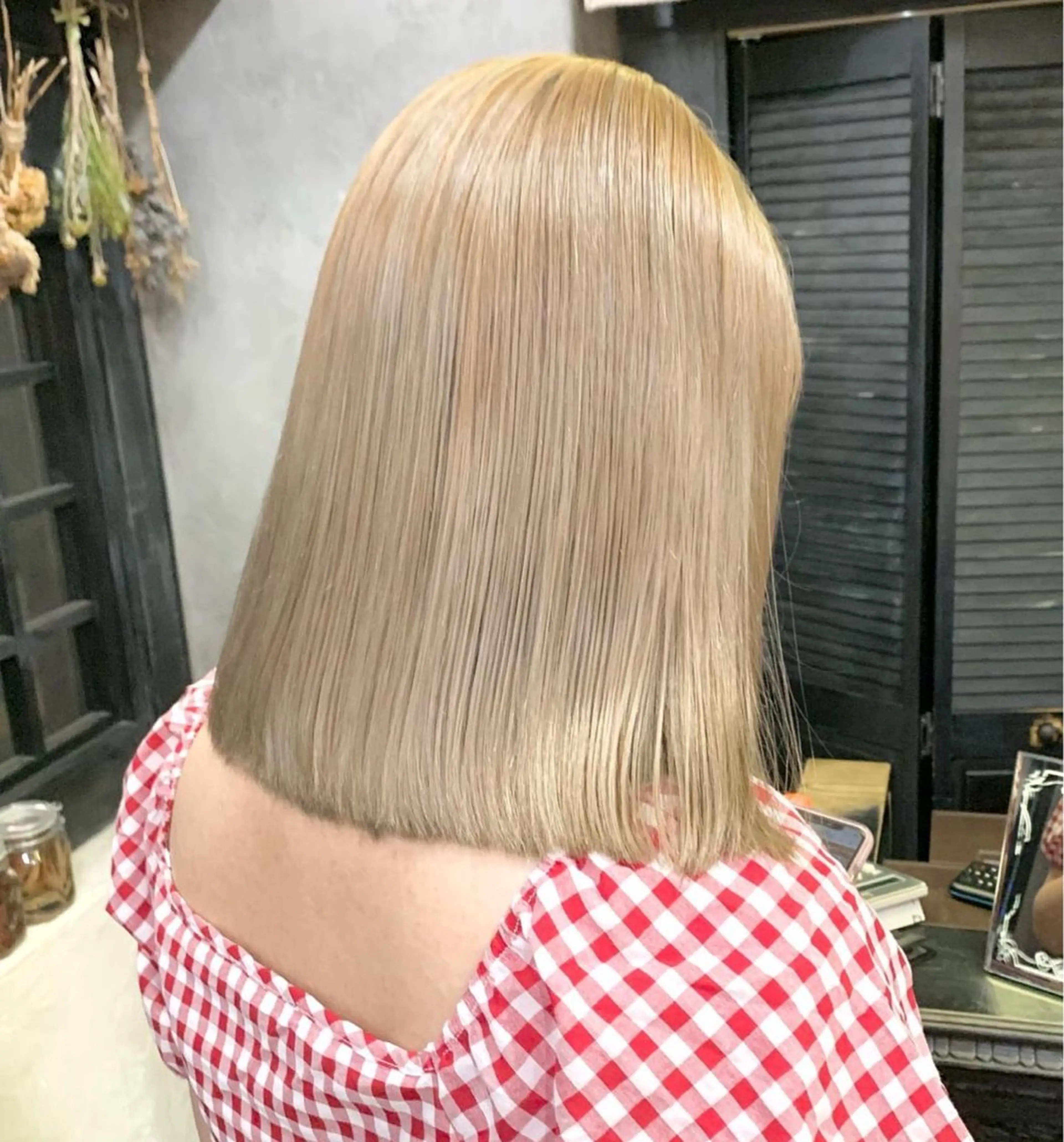 ショート カラー ブロンド ✨メンズ縮毛モデル 募集✨イブキのヘアスタイル