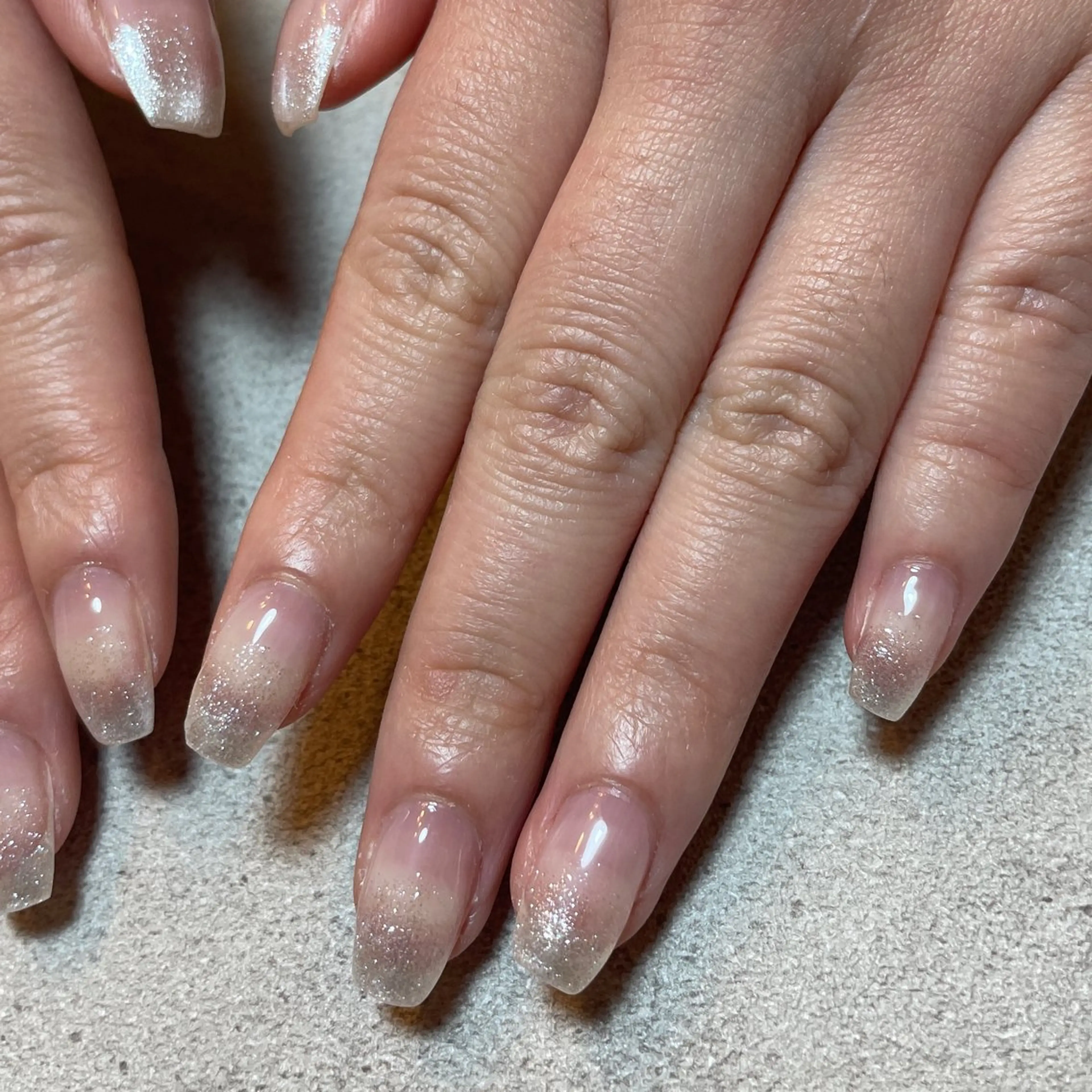 グラデーションネイル💜オフあり🖐🏻の写真