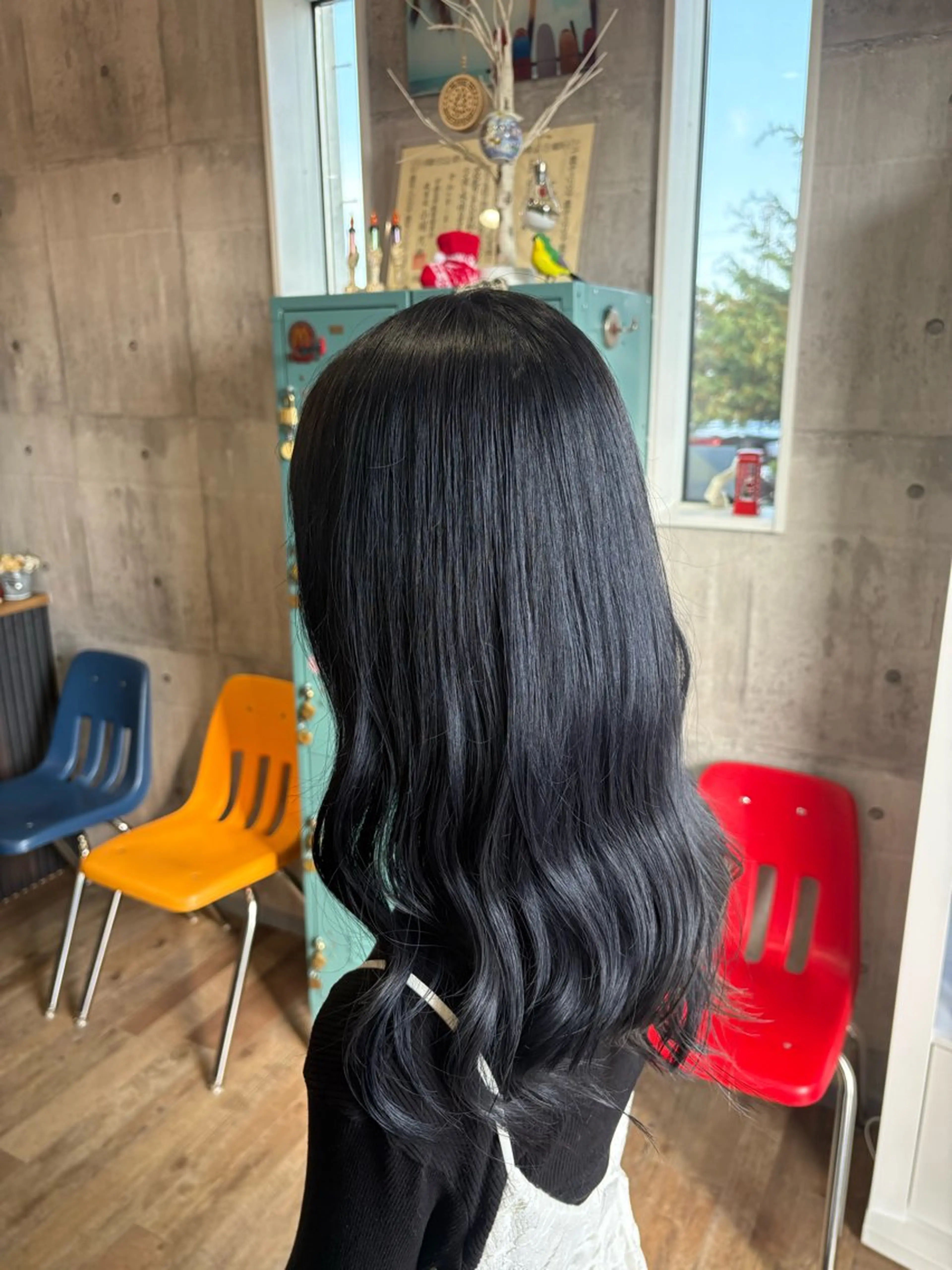 セミロング ヘアカラー ヘッドスパ 矢野 夢果のヘアスタイル