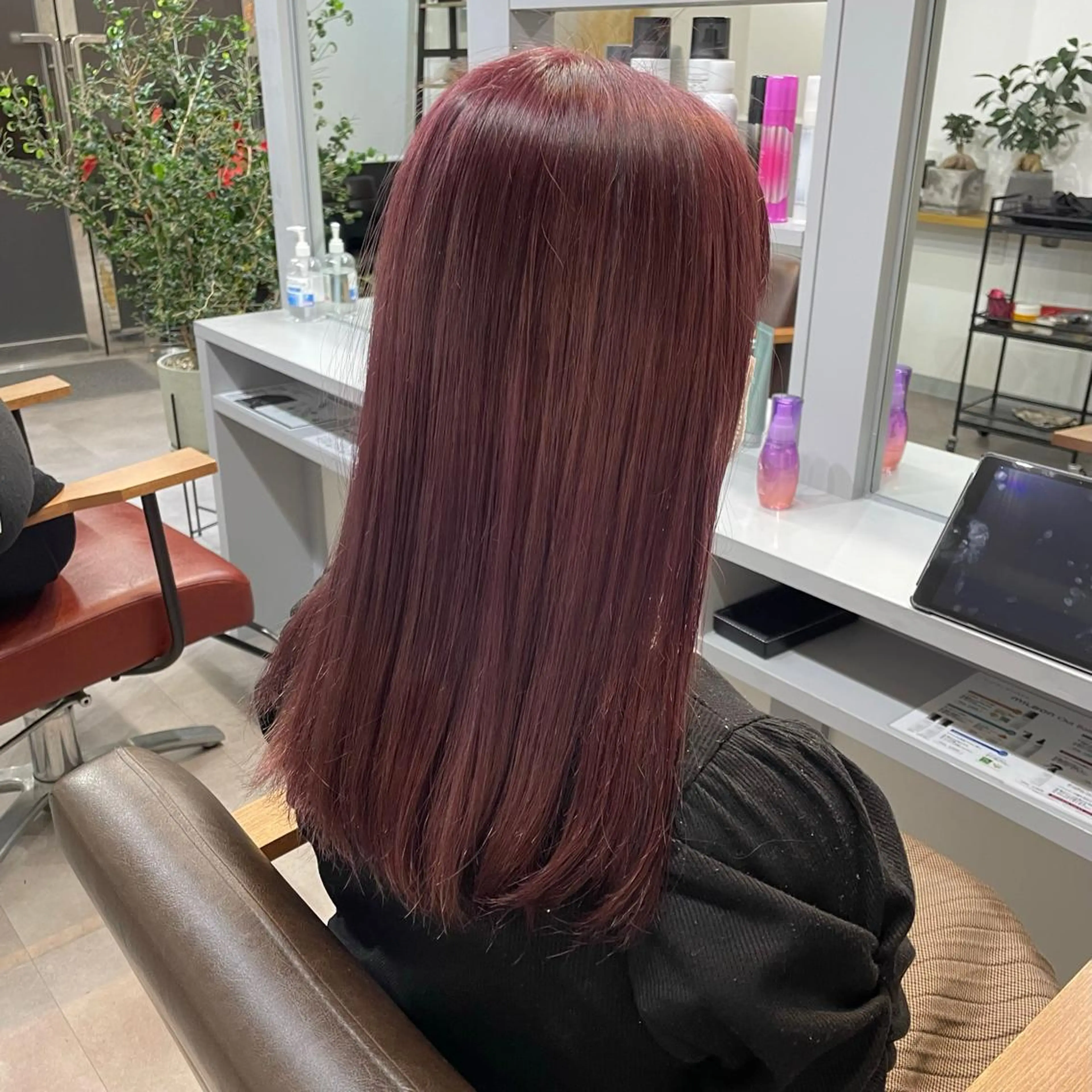 ロング カラー ブリーチ ダブルカラー ラベンダーカラー ピンクカラー ピンクラベンダー monami 山本華菜のヘアスタイル