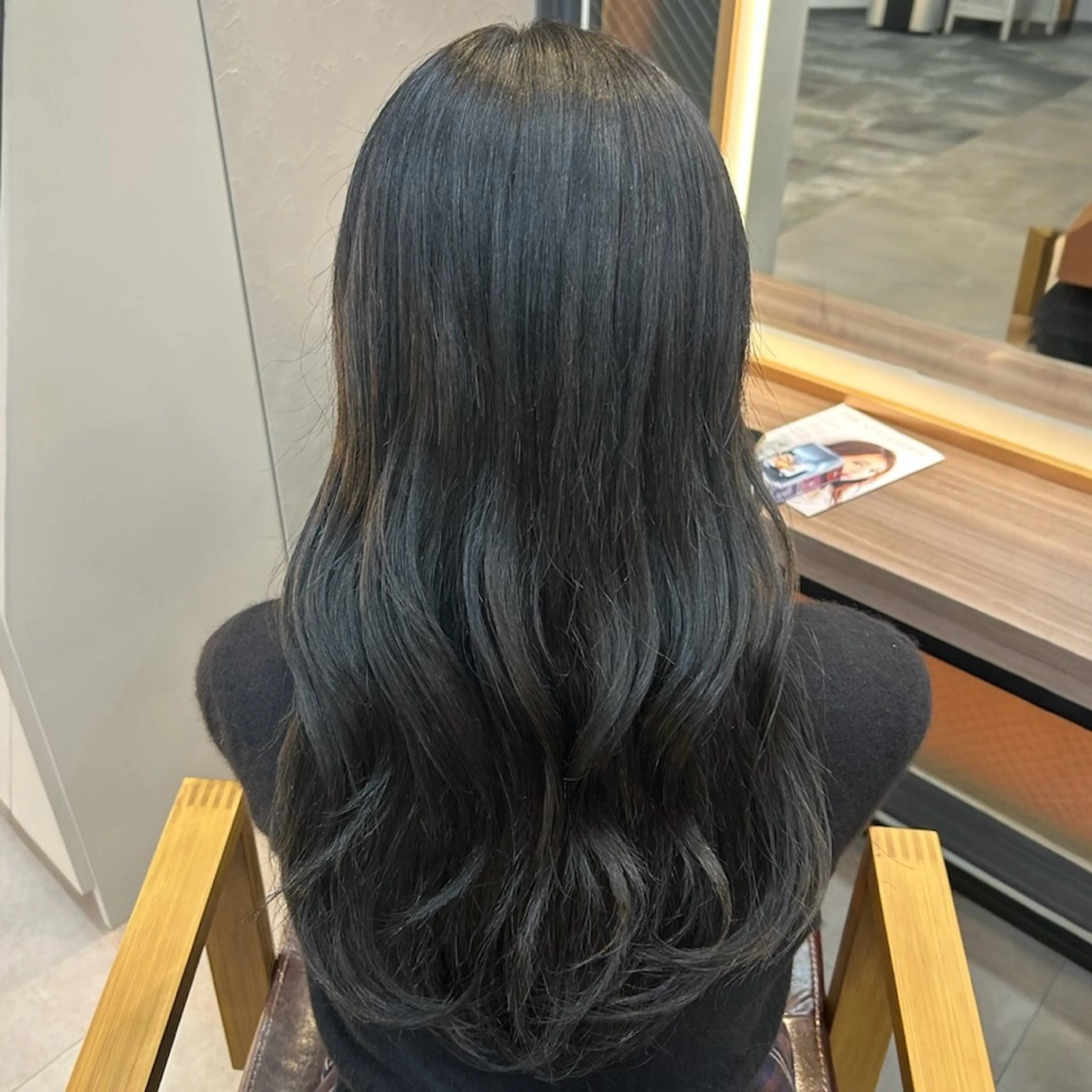 ロング カラー ブルーカラー レイヤーカット カット ヘアカラー 柔らかカラー🫧/ 艶髪✨/ririkaのヘアスタイル