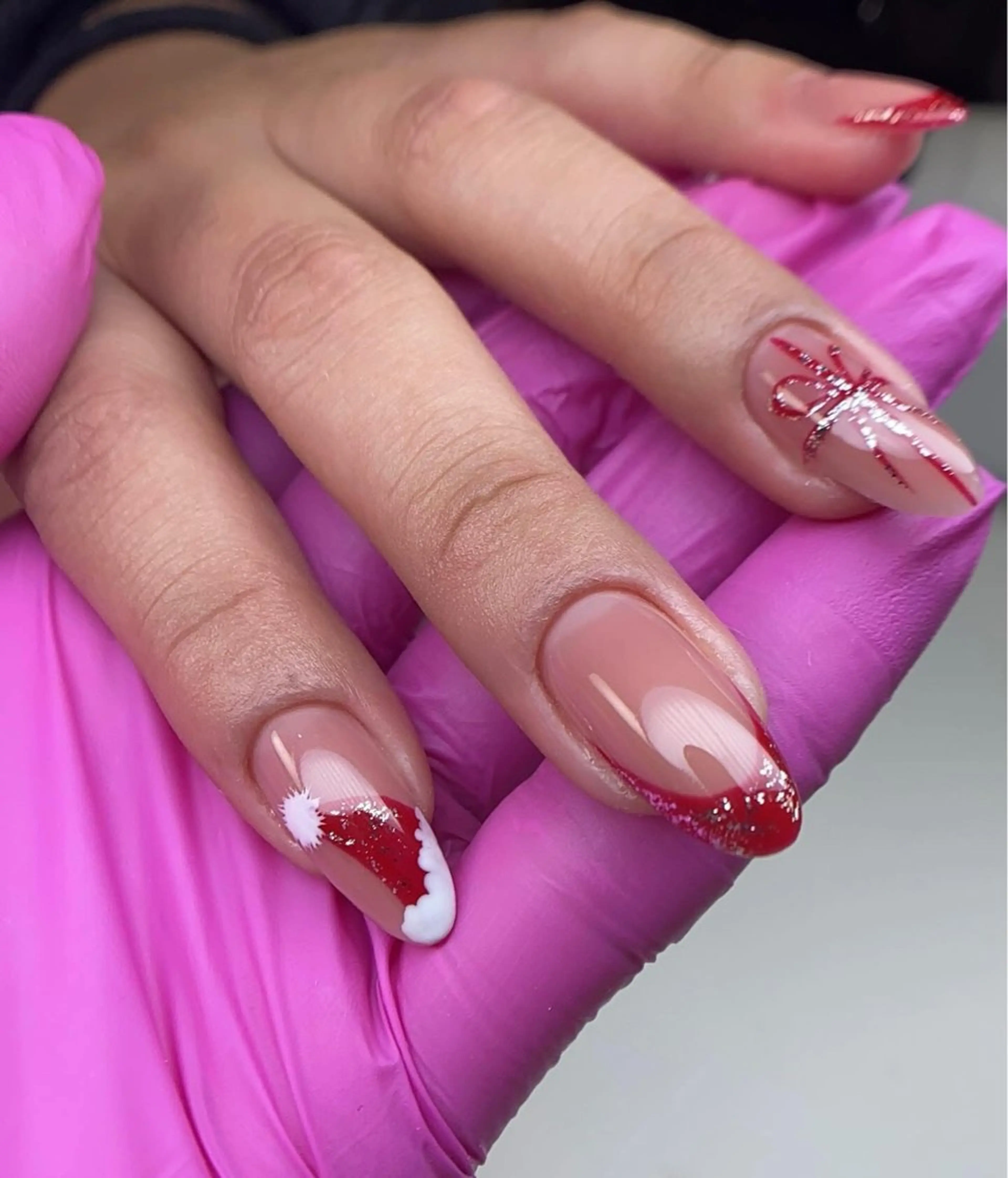 ネイル アートネイル 長さ出し ジェルネイル マグネットネイル ニュアンスネイル ハンドネイル Cloudy Chan 歌舞伎町のネイルデザイン