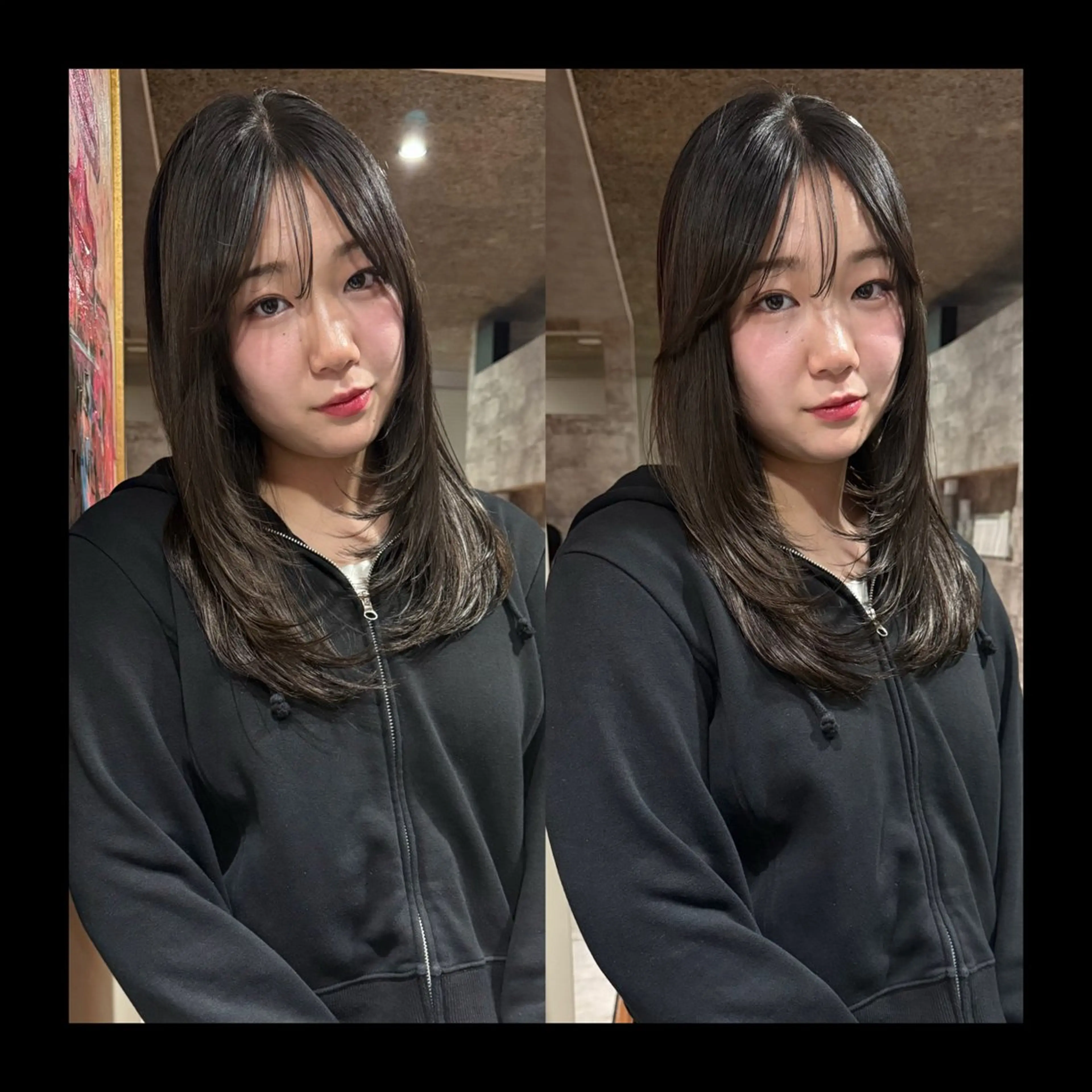 ミディアム カラー カット トリートメント mai / linoah˚✧のヘアスタイル