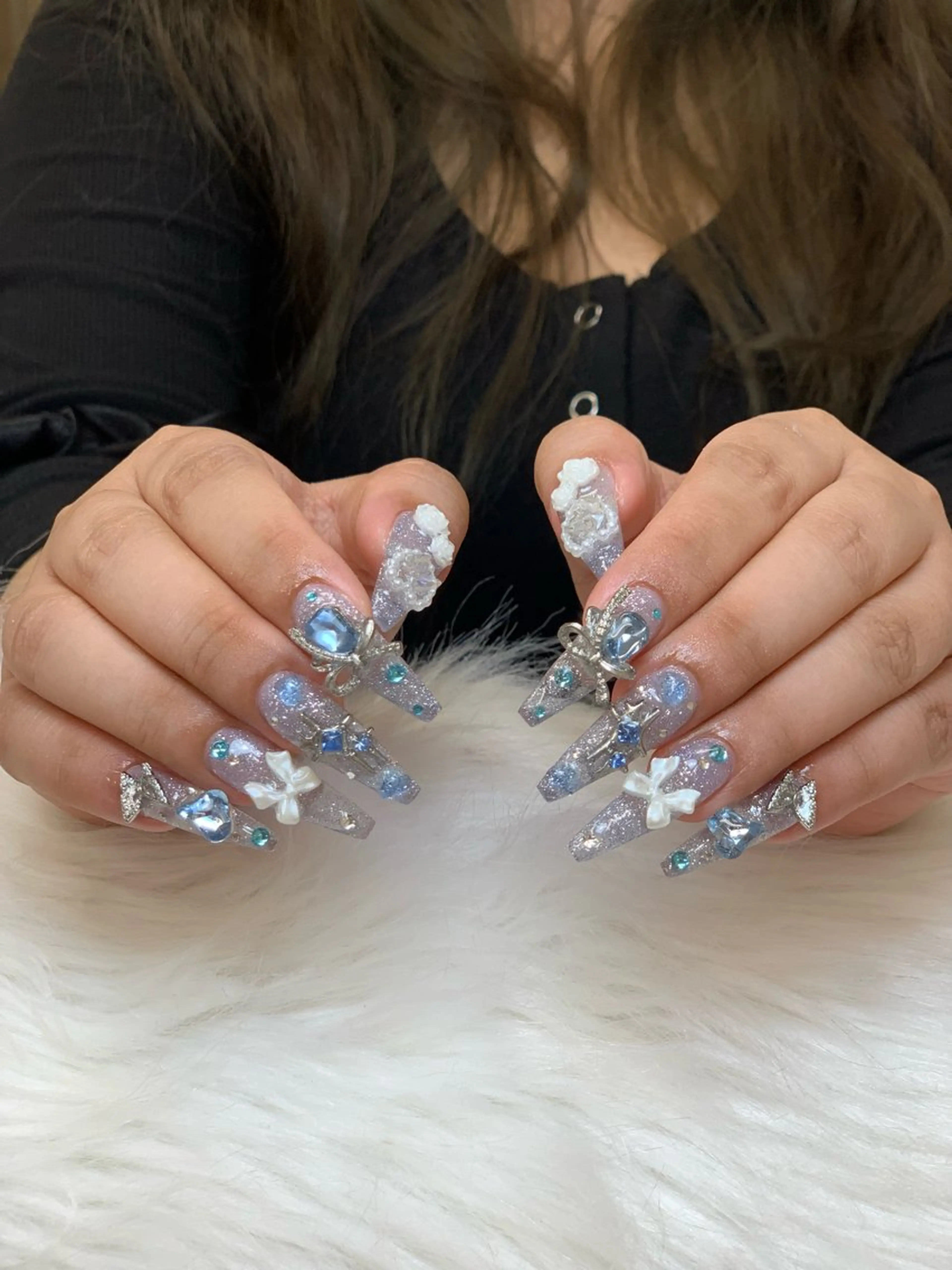 ネイル アートネイル 長さ出し ジェルネイル マグネットネイル ニュアンスネイル ハンドネイル Cloudy Chan Nail 歌舞伎町所属・Cloudy Chan 歌舞伎町のネイルデザイン