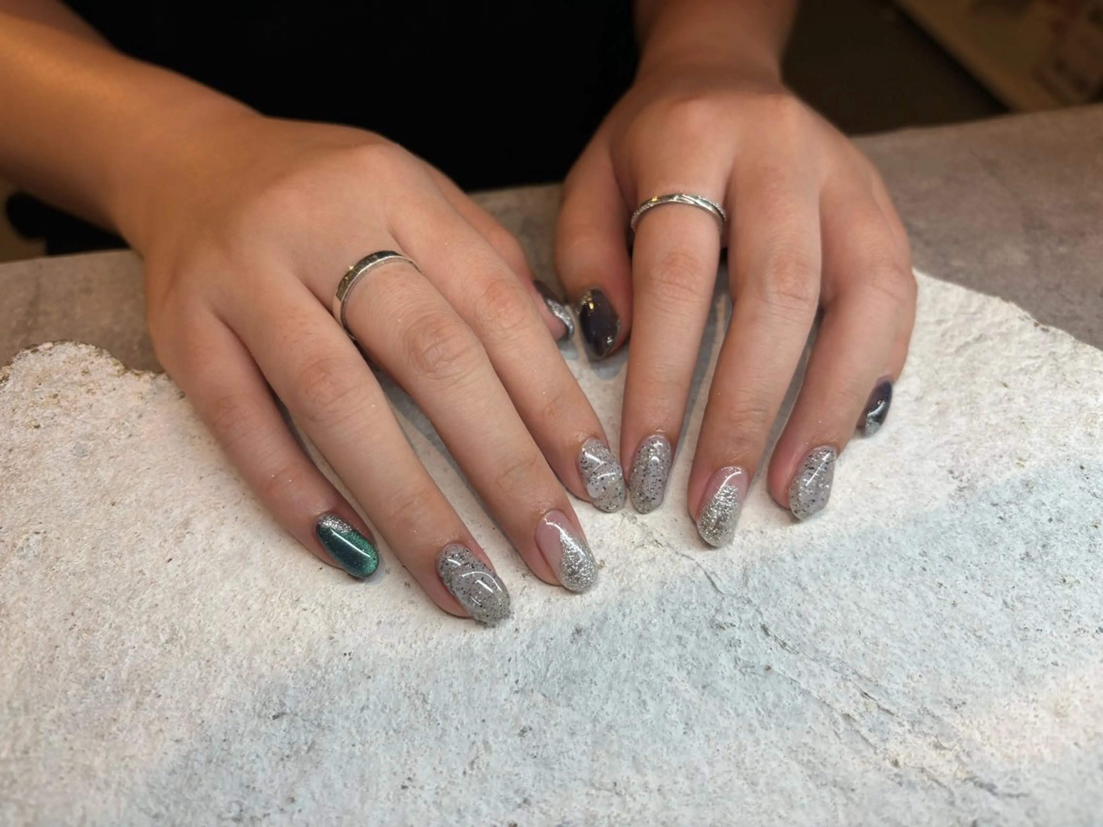 ネイル ニュアンスネイル HONOKA W 【深江橋店】のネイルデザイン