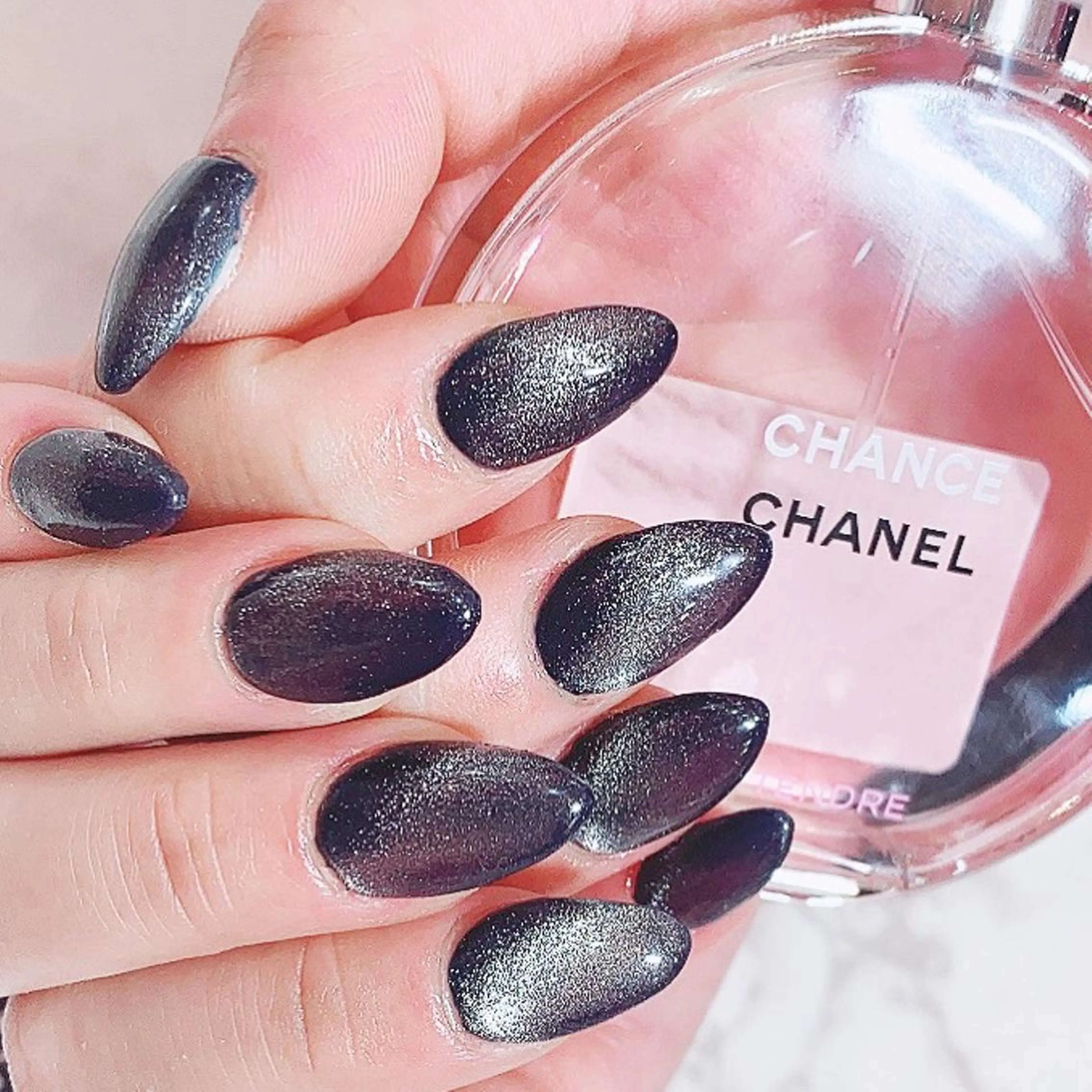 セミロング カラー メンズ キッズ ネイル マグネットネイル NAILSGOGO shibuyaのネイルデザイン