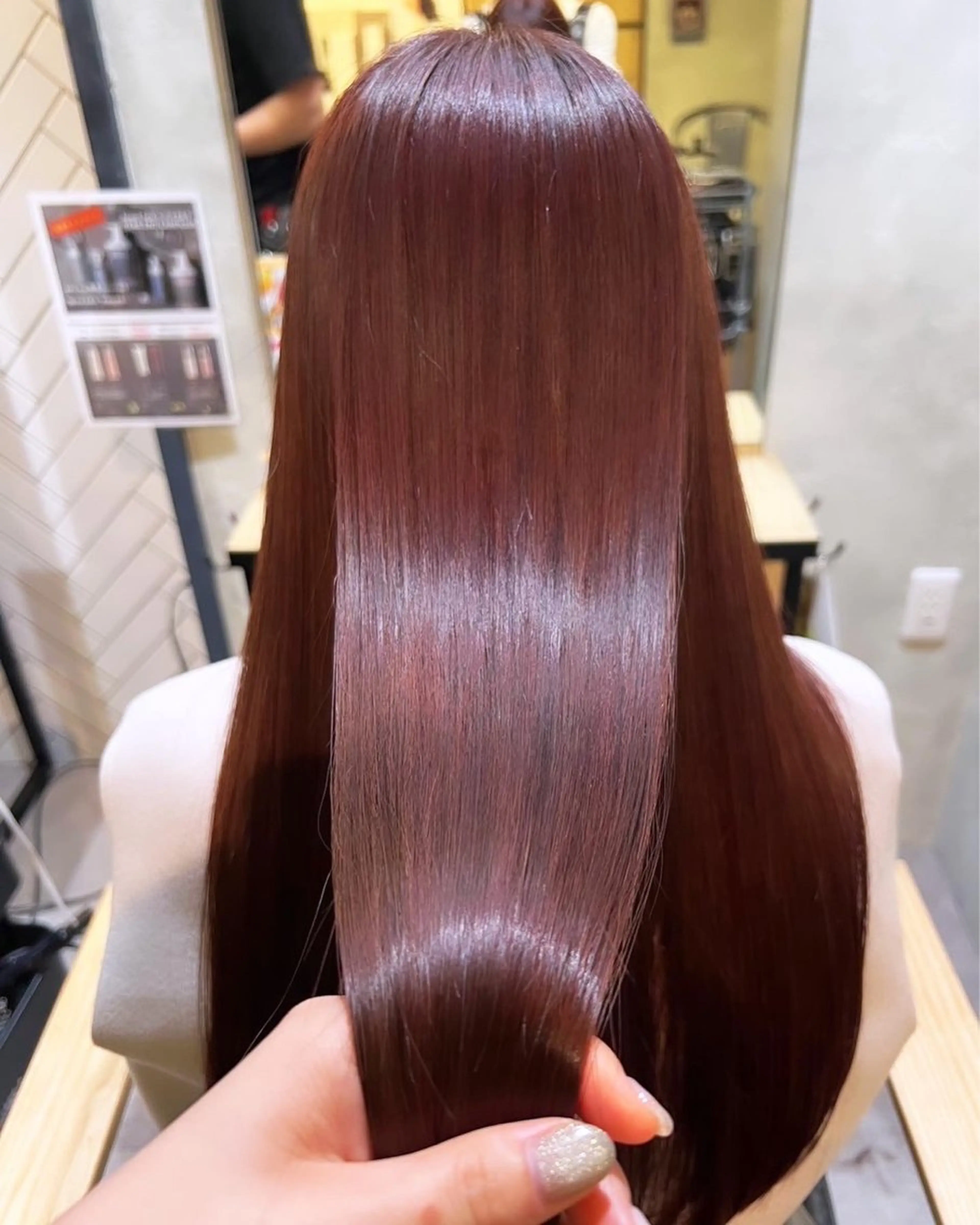 ロング カラー パーマ ブリーチ 髪質改善 ロング トリートメント 酸性ストレート ヘアカラー 縮毛矯正 髪質改善　jewel box~私のトリートメント~東梅田店所属・💎髪質改善専門 jewel boxのヘアスタイル