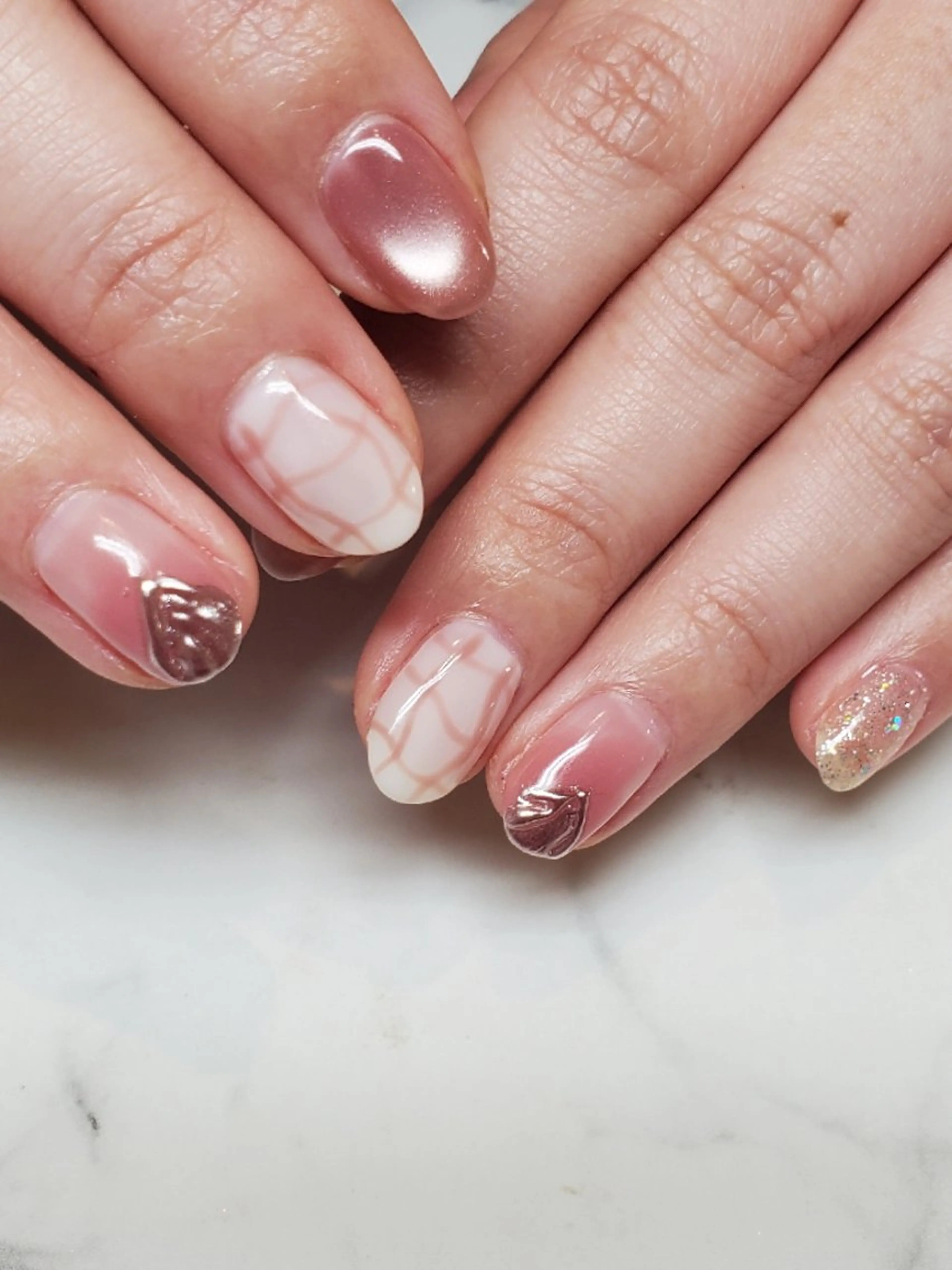 ネイル ハンドネイル ୨୧arc マツダ୨୧のネイルデザイン