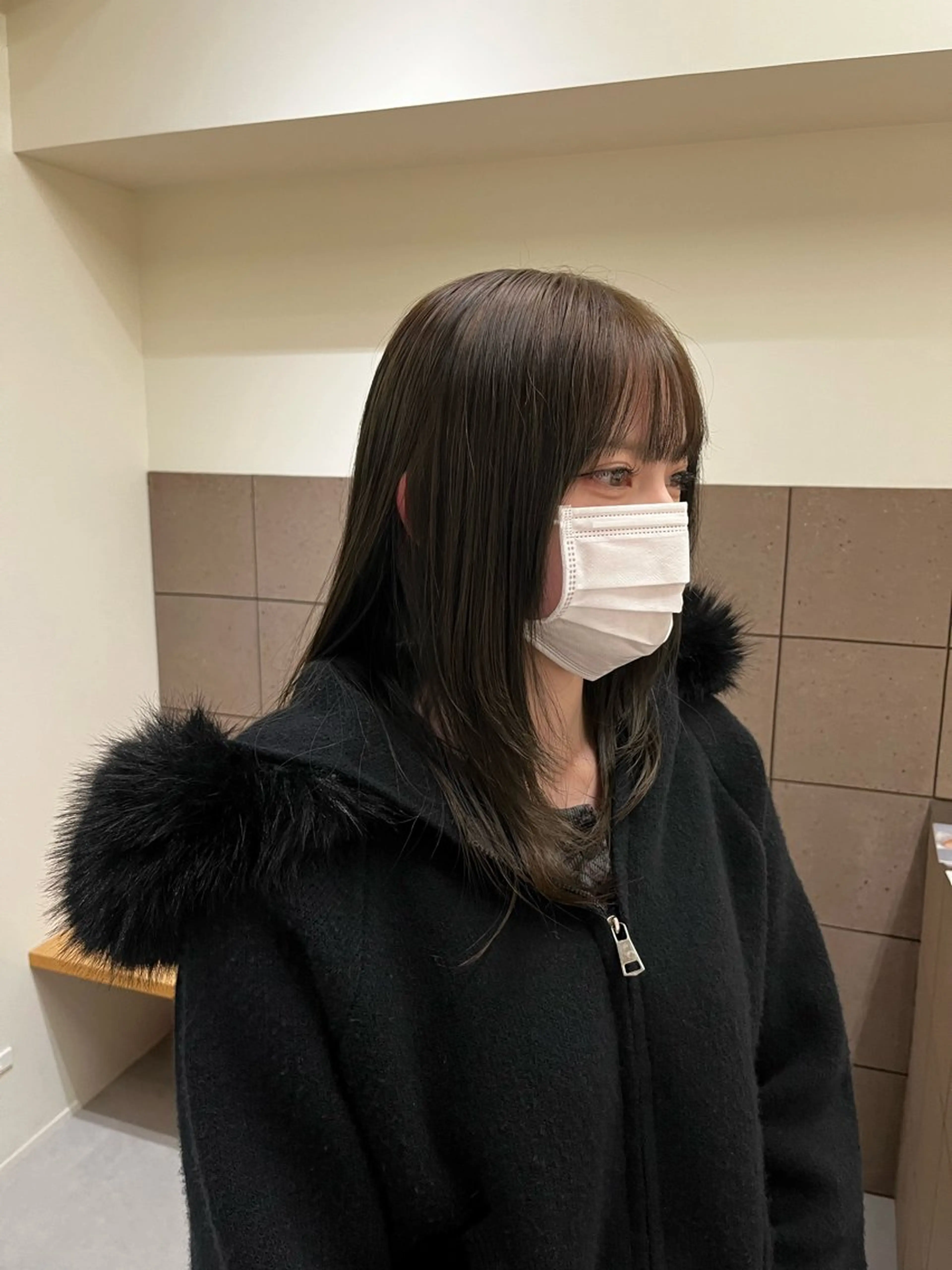 セミロング ヘアカラー mao /HUI金山のヘアスタイル