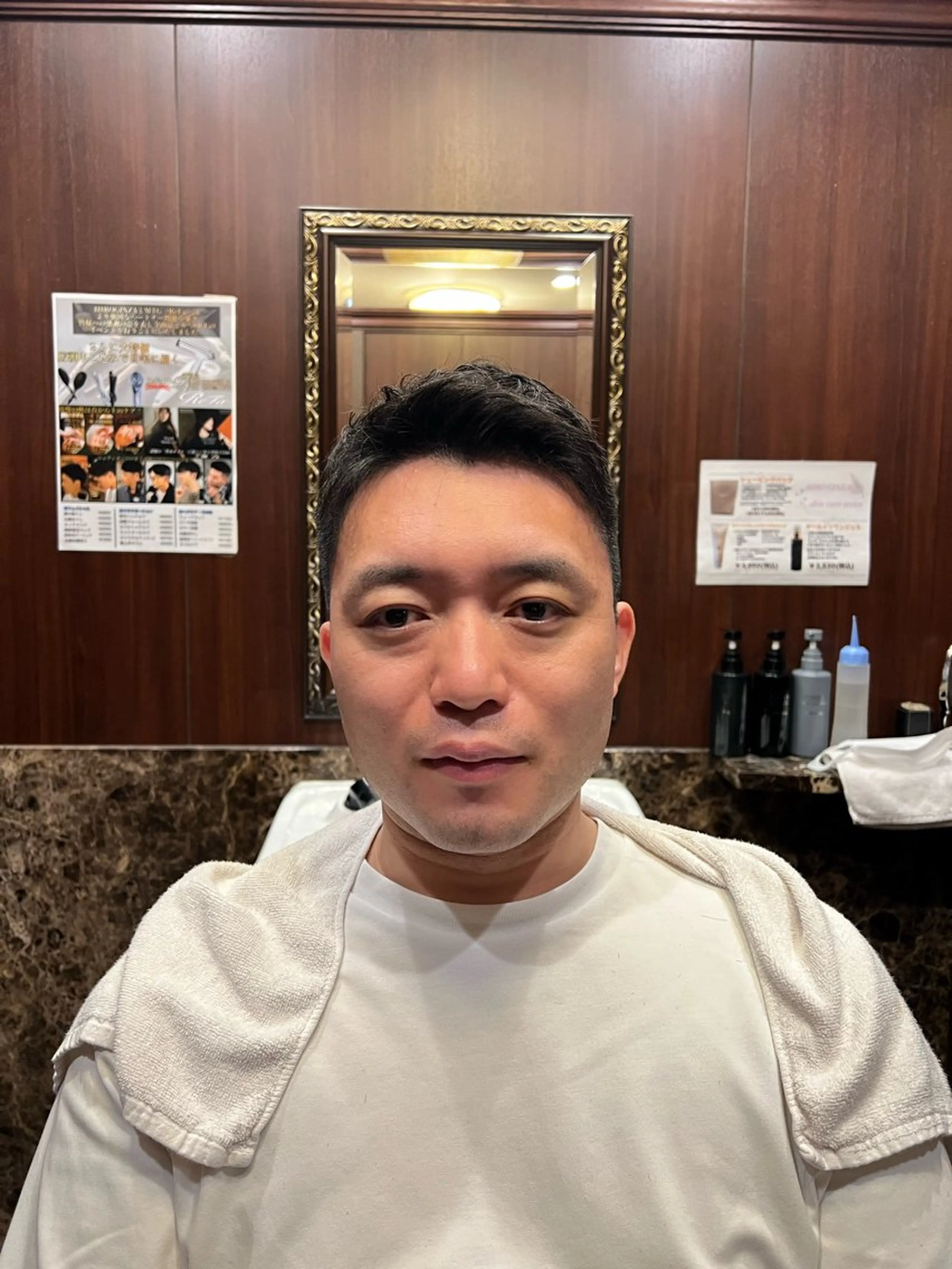 ショート メンズ ヒロ銀座バーバーショップ丸の内所属・秋山 琳太のヘアスタイル