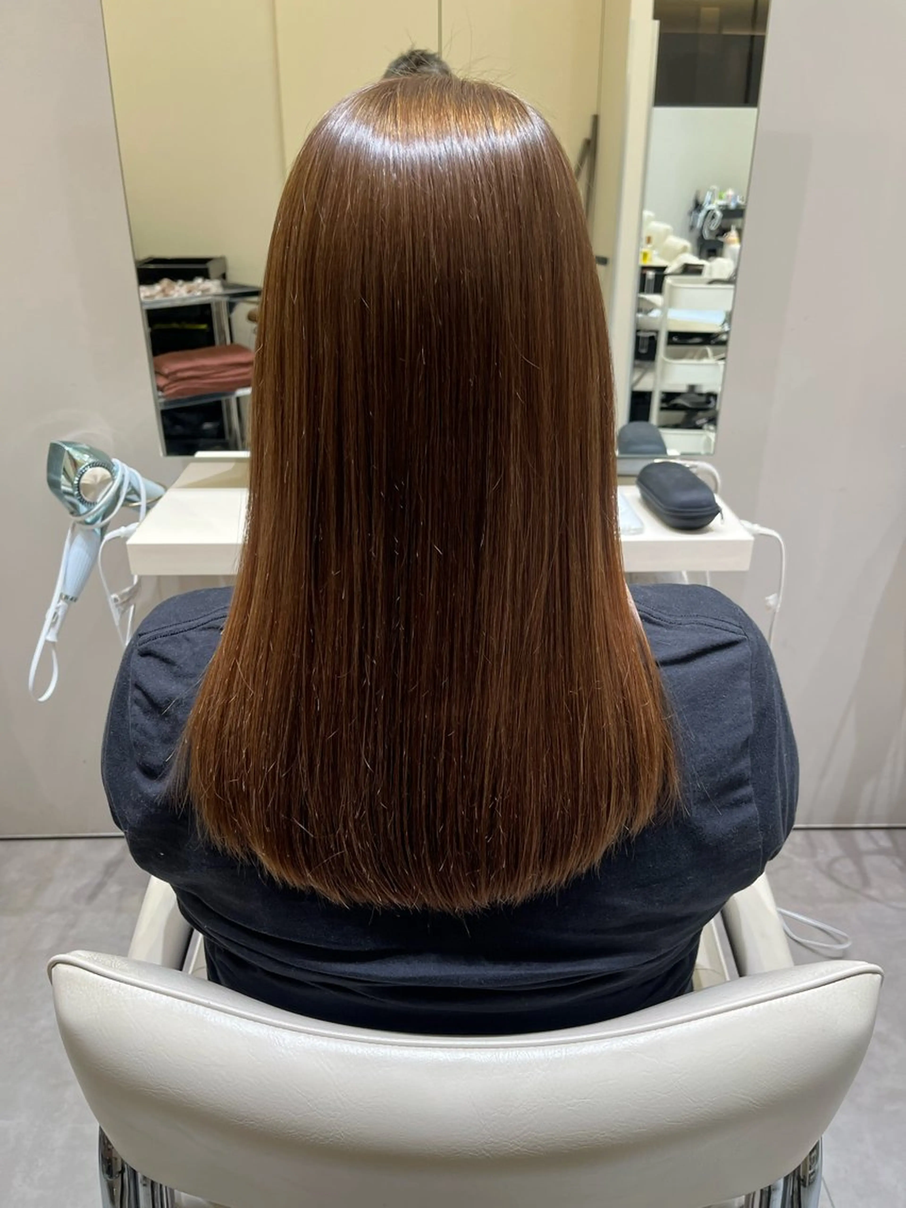 ロング 縮毛矯正 k-two 関 七海のヘアスタイル