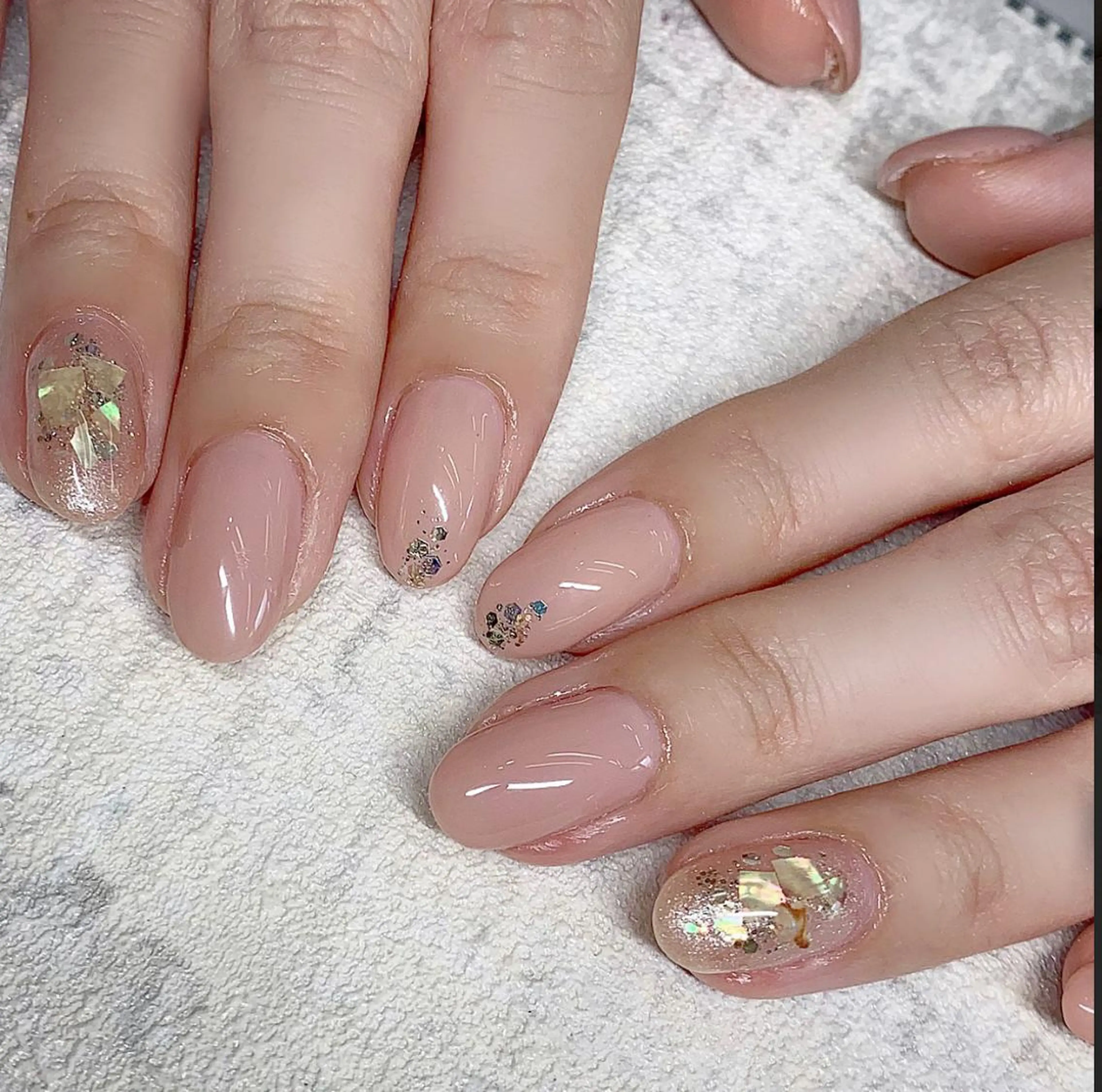 ネイル アートネイル ワンカラーネイル シンプルネイル ハンドネイル フットネイル ハンドケア nail salon Libertyのネイルデザイン