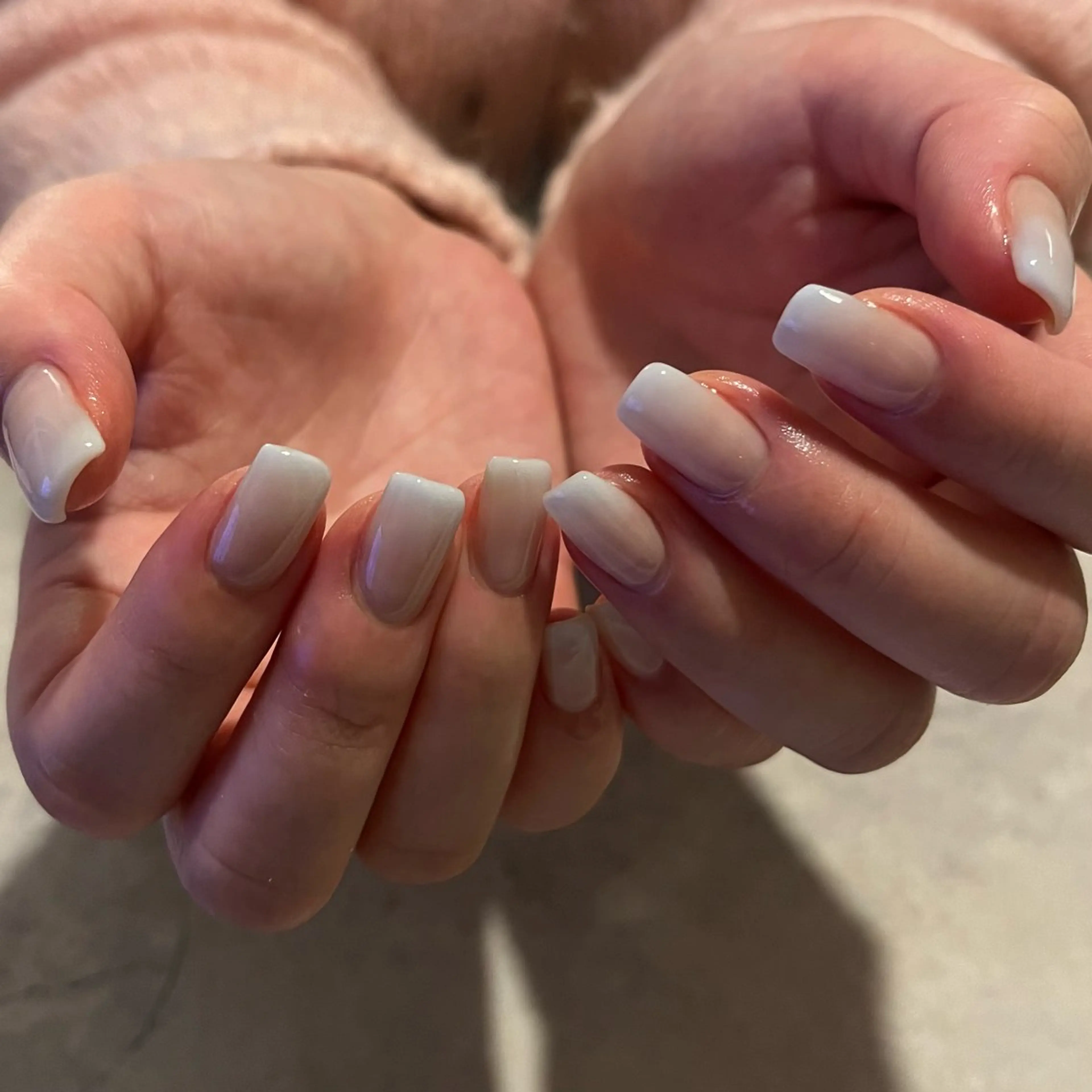 ネイル ホワイト ハンドネイル nail salon O (en)所属・vegh. nail／阿波座のネイルデザイン
