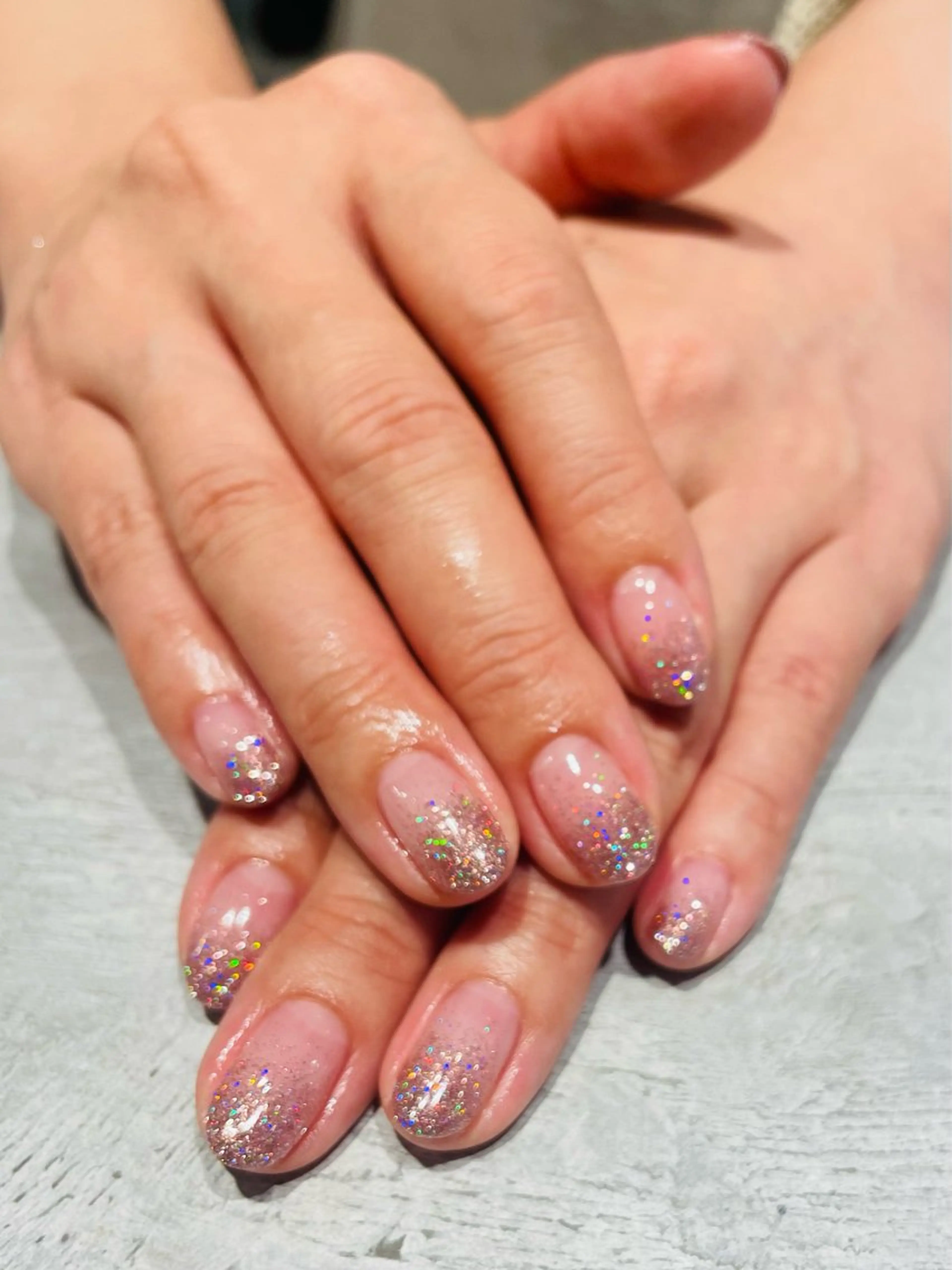 ネイル ラメ(グリッター) mamAsIenne所属・深沢 せいなのネイルデザイン