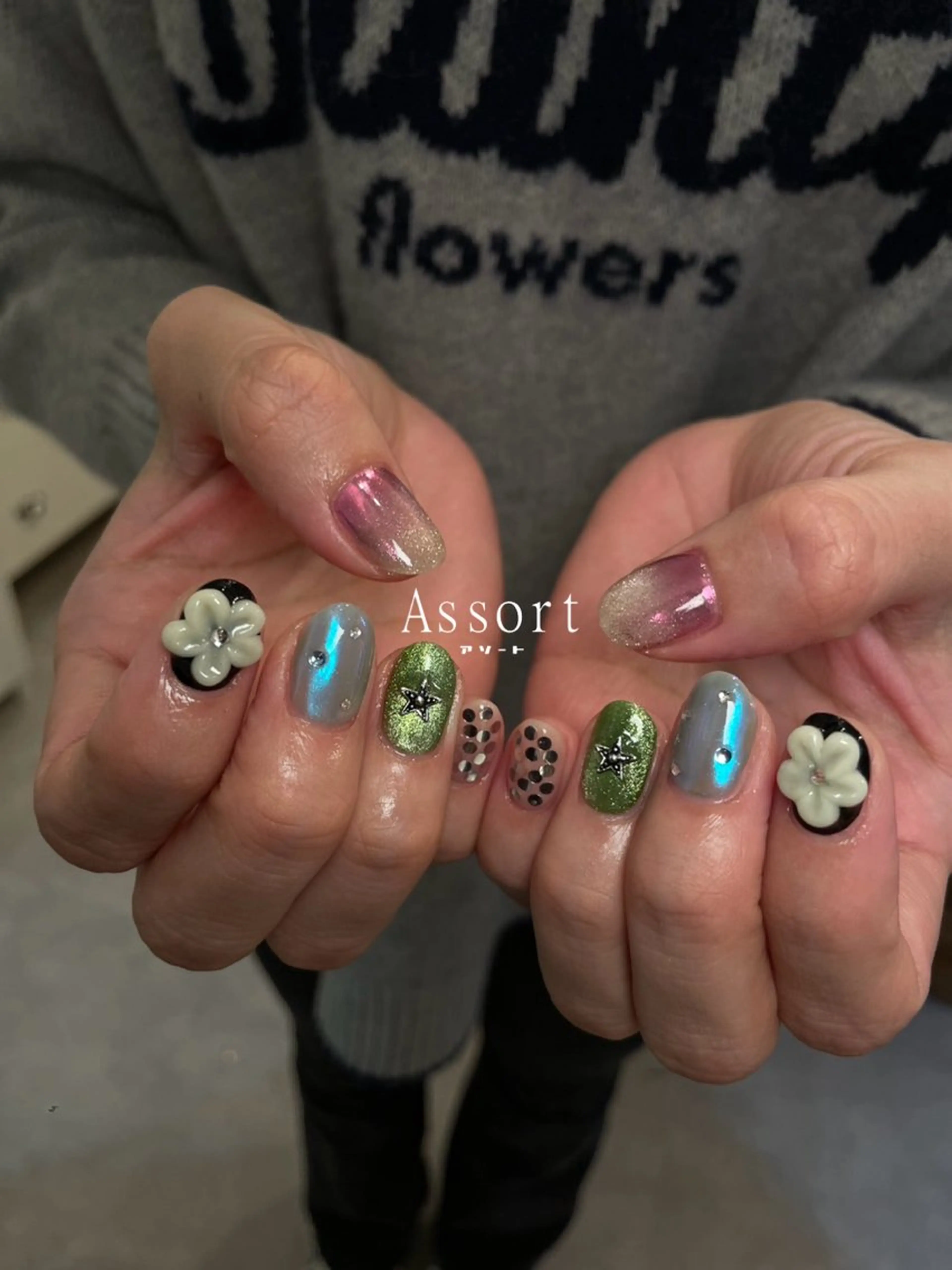 ネイル ハンドネイル nail salon Assortのネイルデザイン