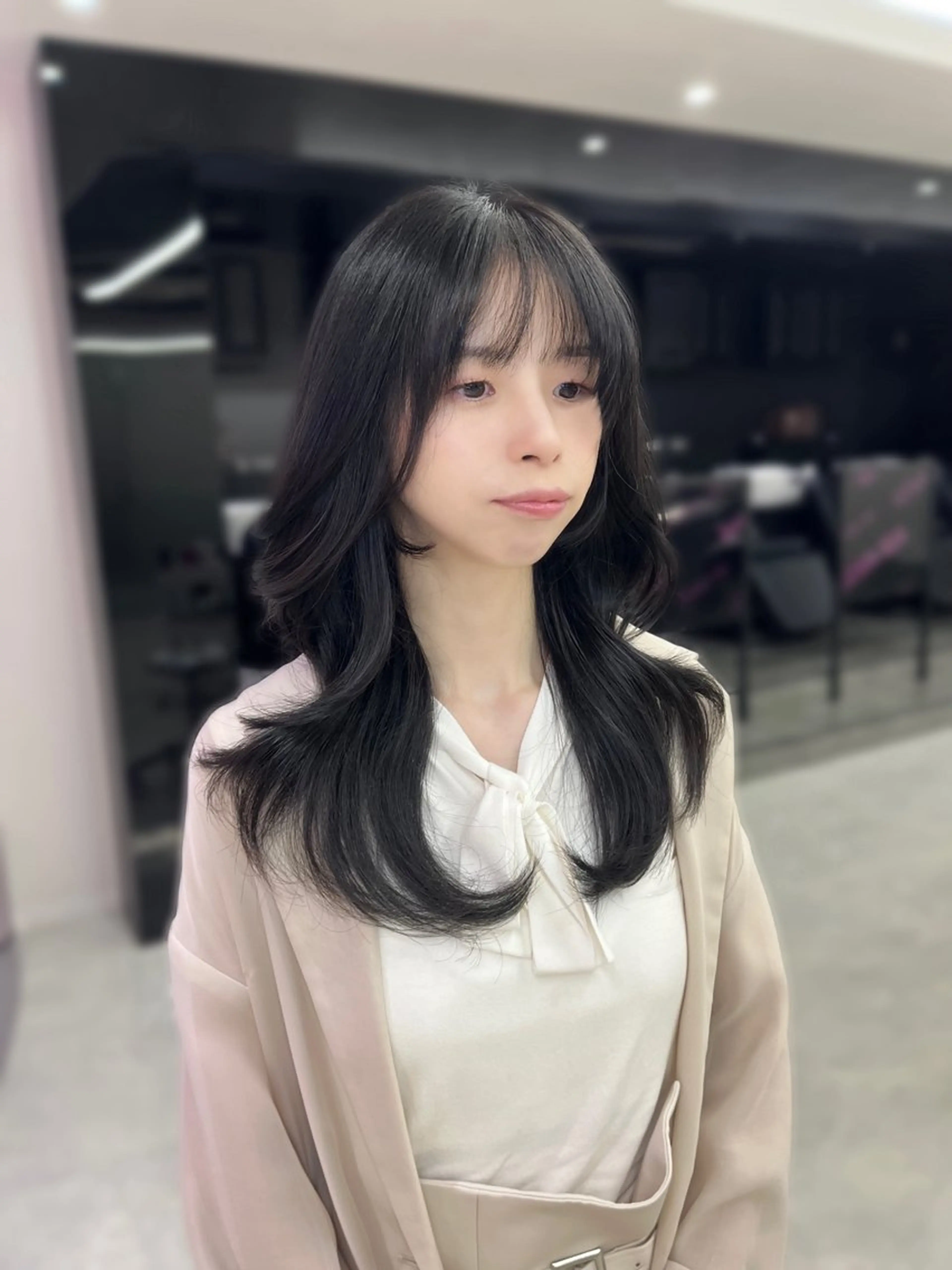 ロング カラー 韓国風ヘア レイヤーカット Kaho🤍レイヤー ※女性限定のヘアスタイル