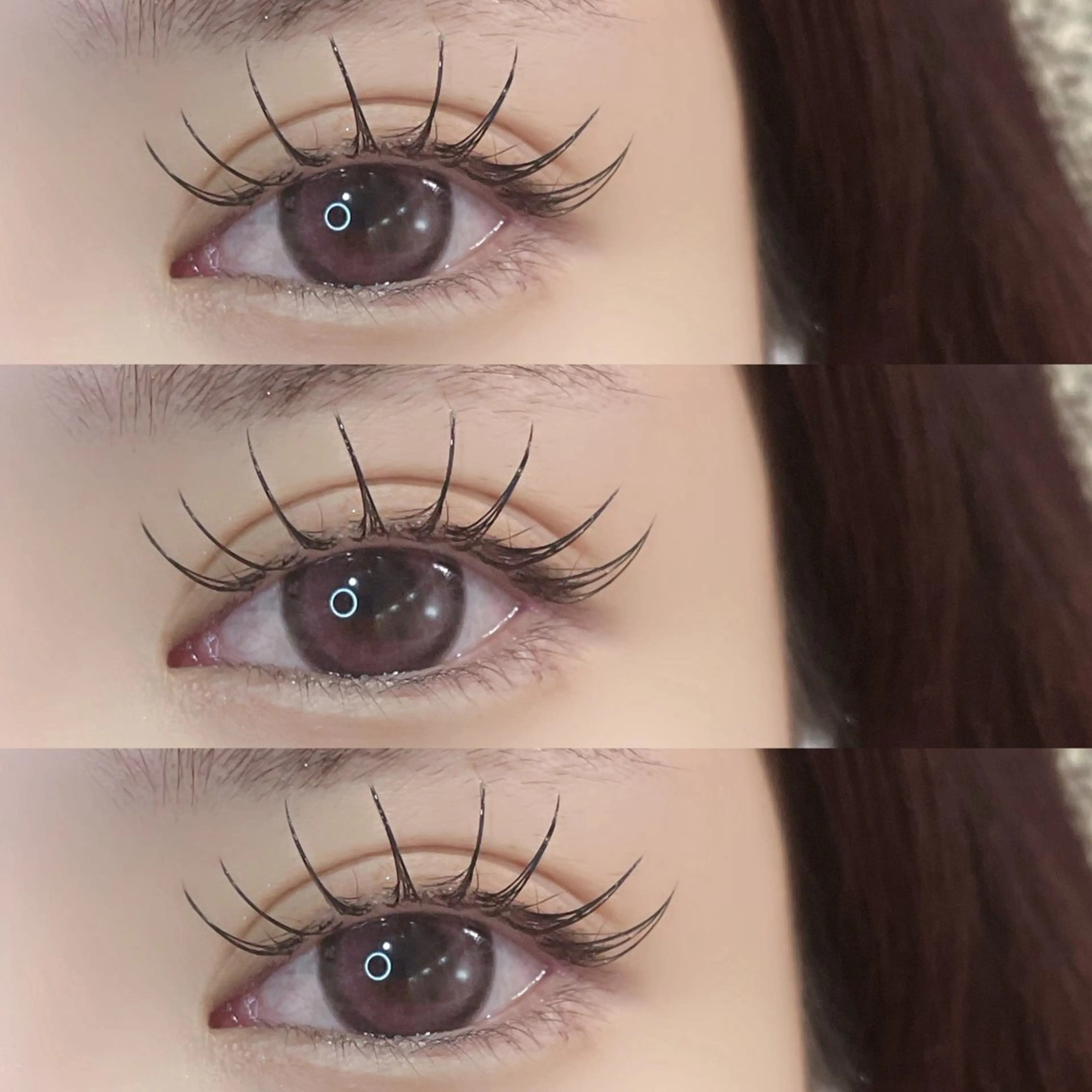 マツエク・マツパ フラットラッシュ laurel.eye yuukaのマツエク・マツパデザイン