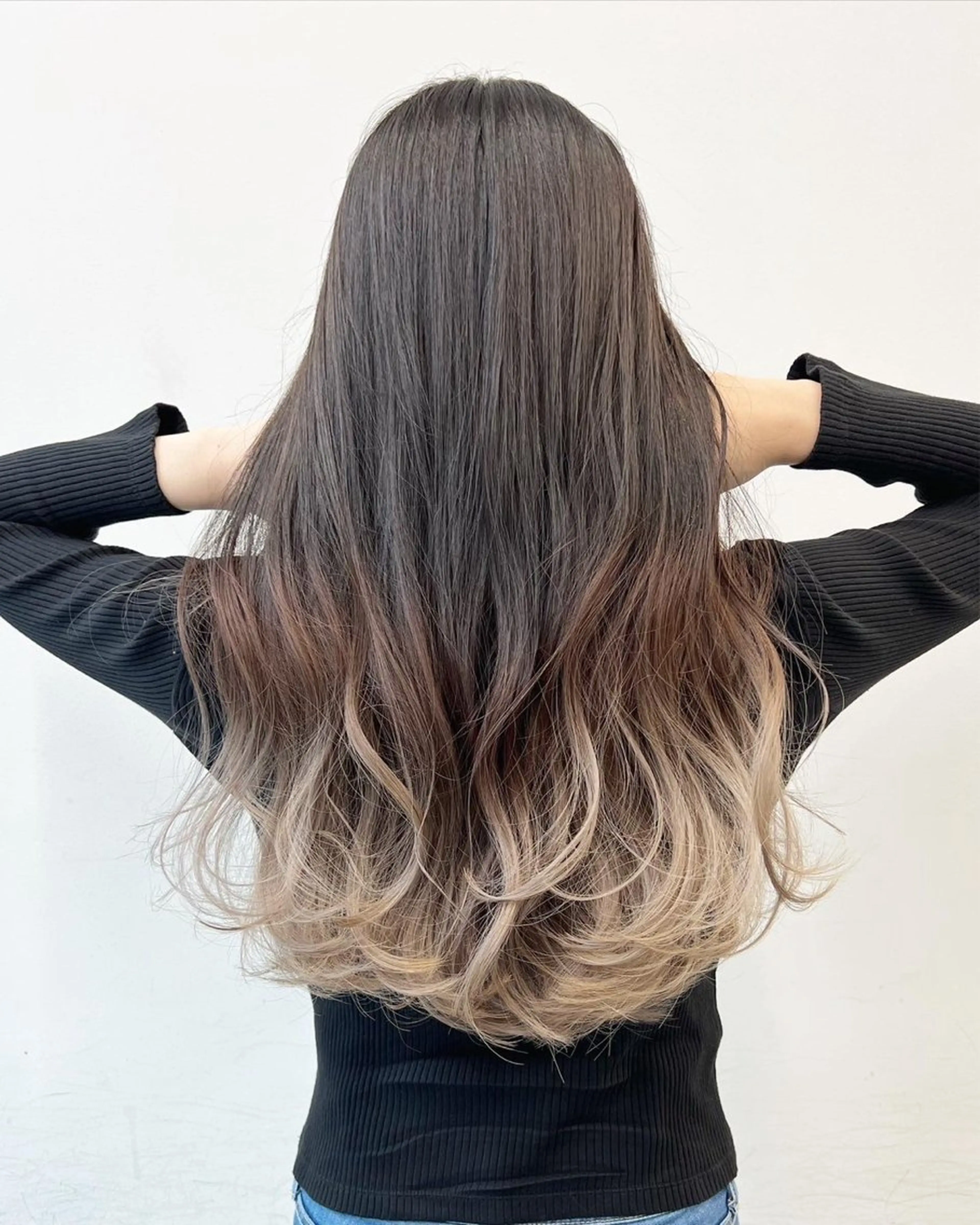ロング カラー パーマ ロング amble luxe 髪質改善 💕のヘアスタイル