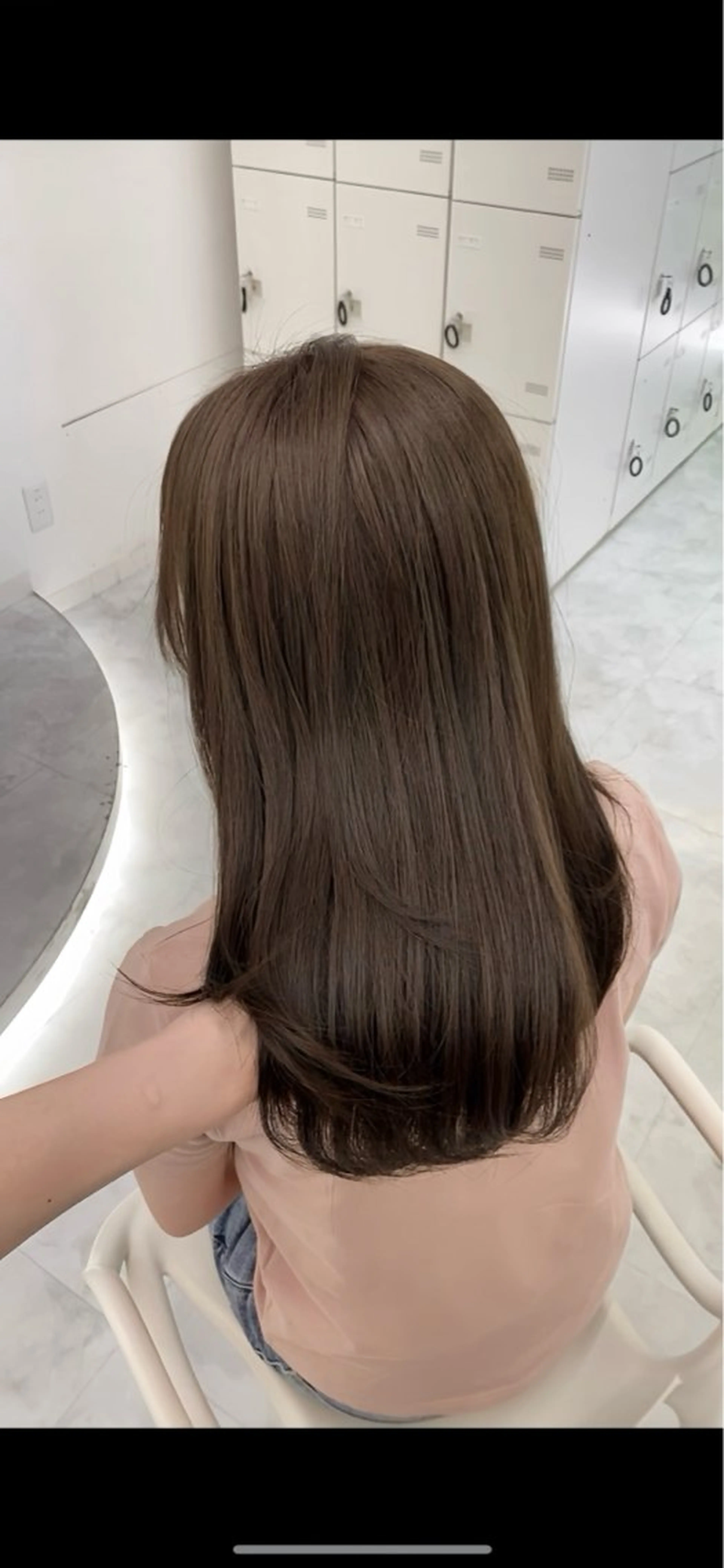 カラー ヘアカラー ヘアセット 🤍透明感グレージュ オリーブ🤍RINのヘアスタイル