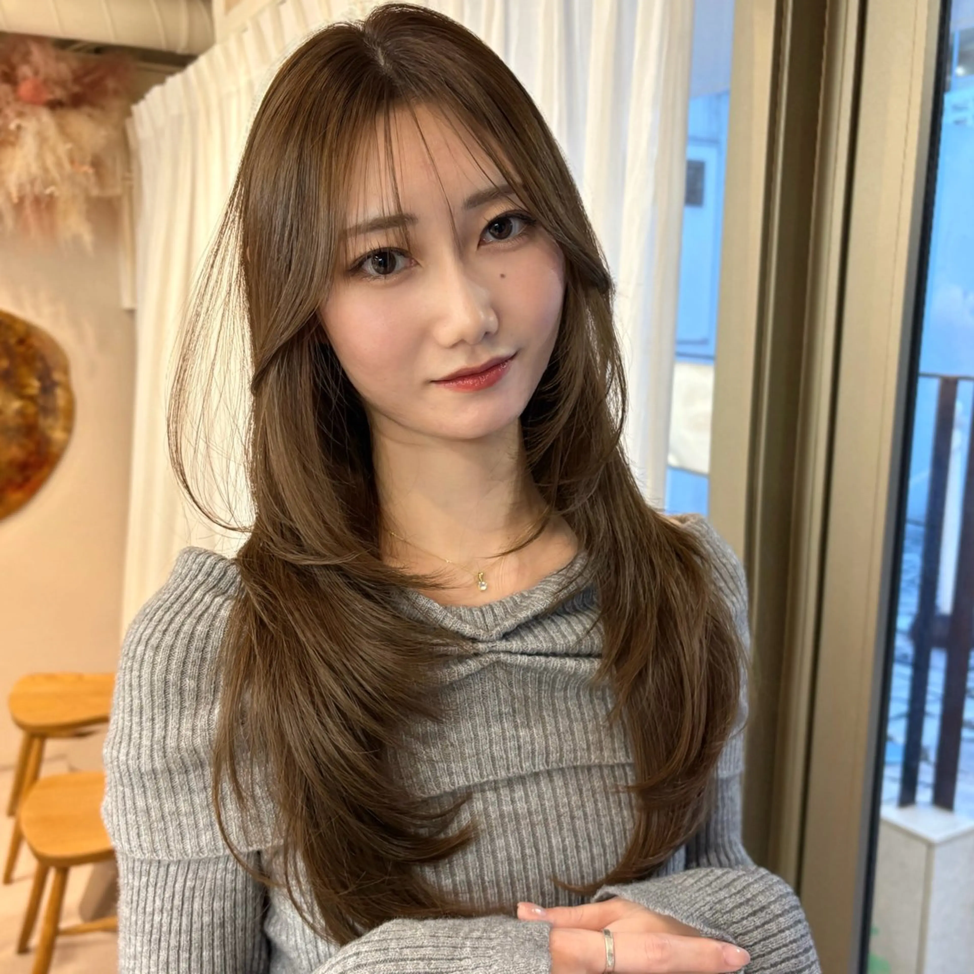 【本日限定🌟】韓国風カット🇰🇷+透明感カラー+トリートメントの写真