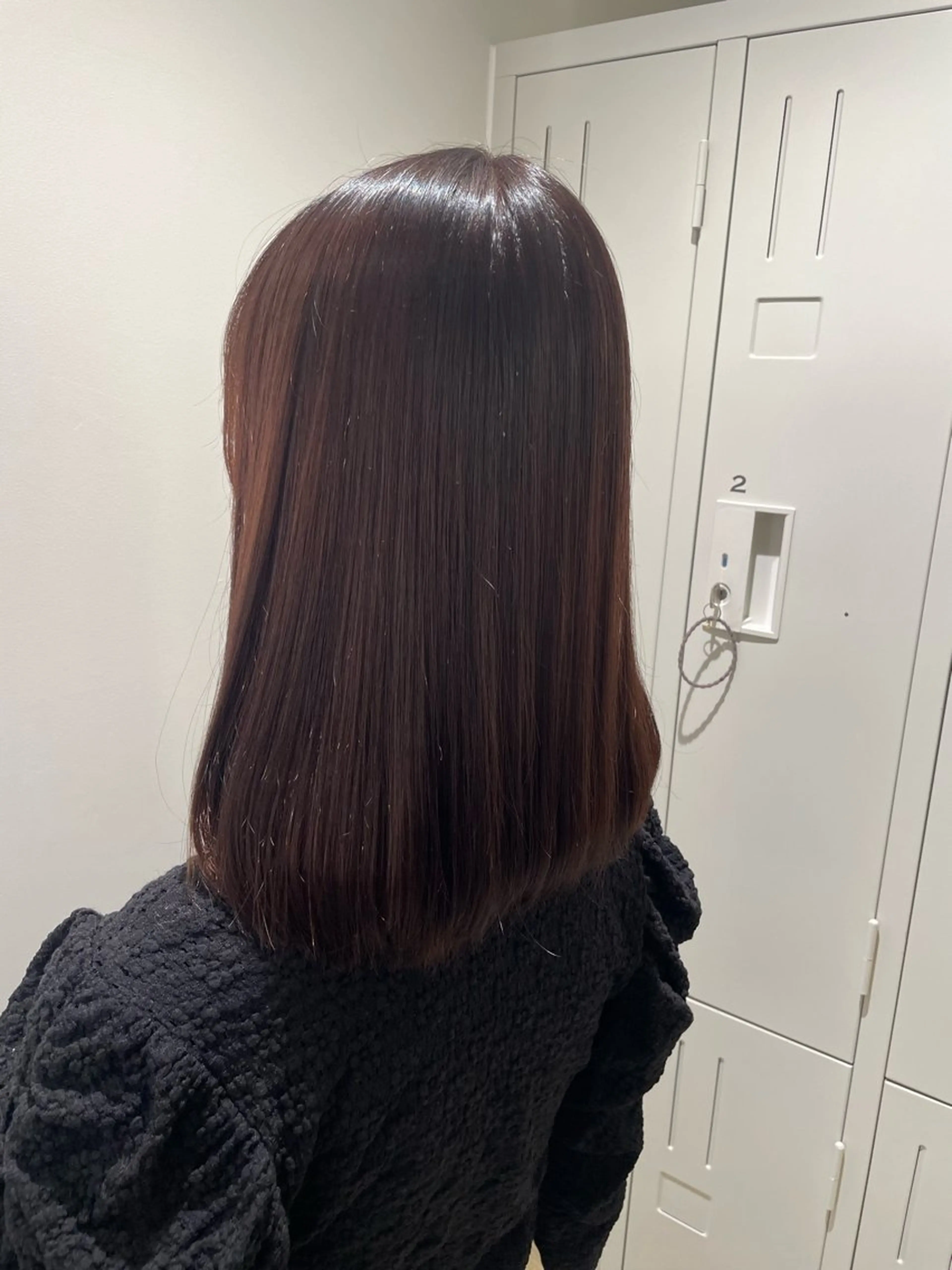 ミディアム オレンジブラウン PINO所属・髙橋 真香のヘアスタイル
