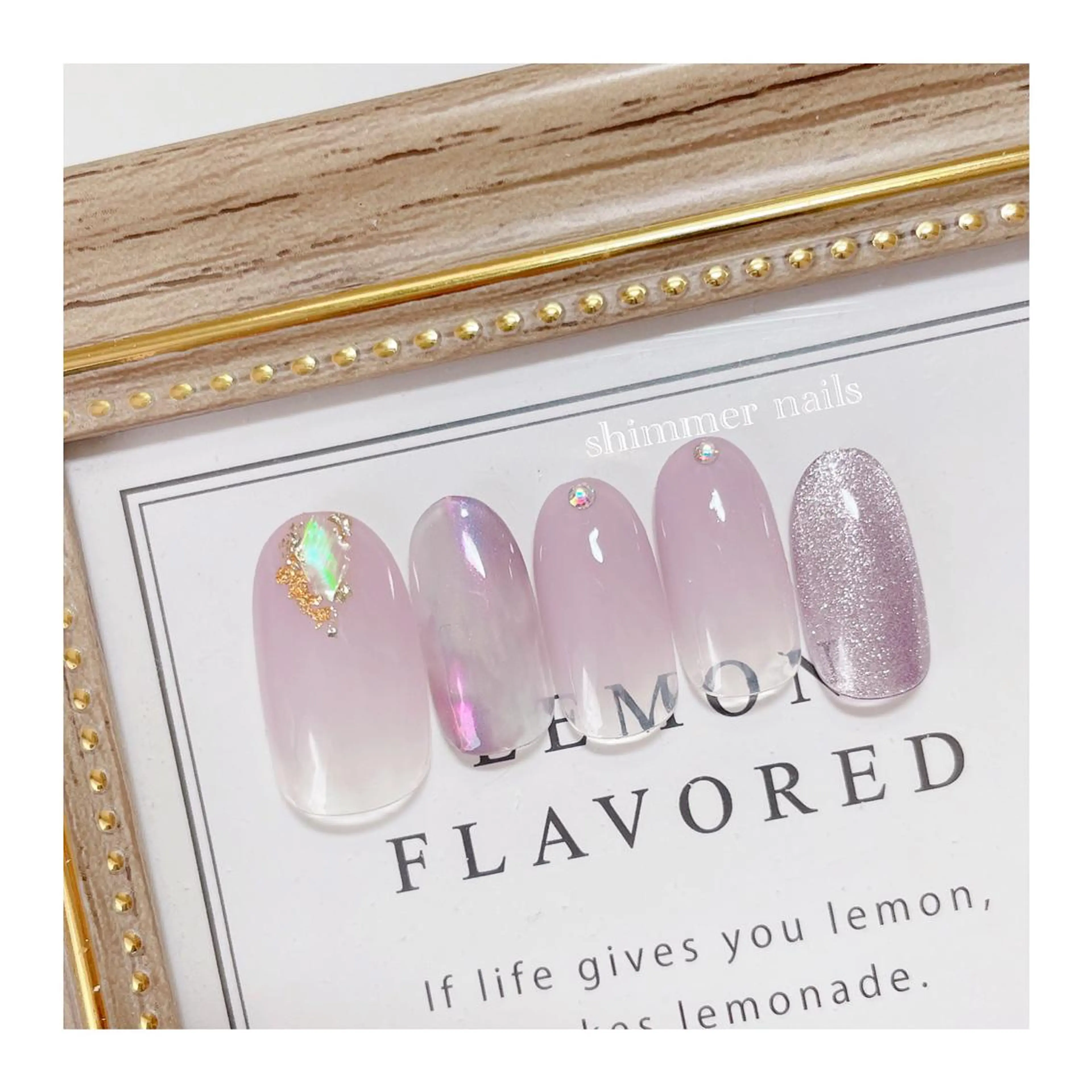 ネイル 春ネイル shimmer nailsのネイルデザイン