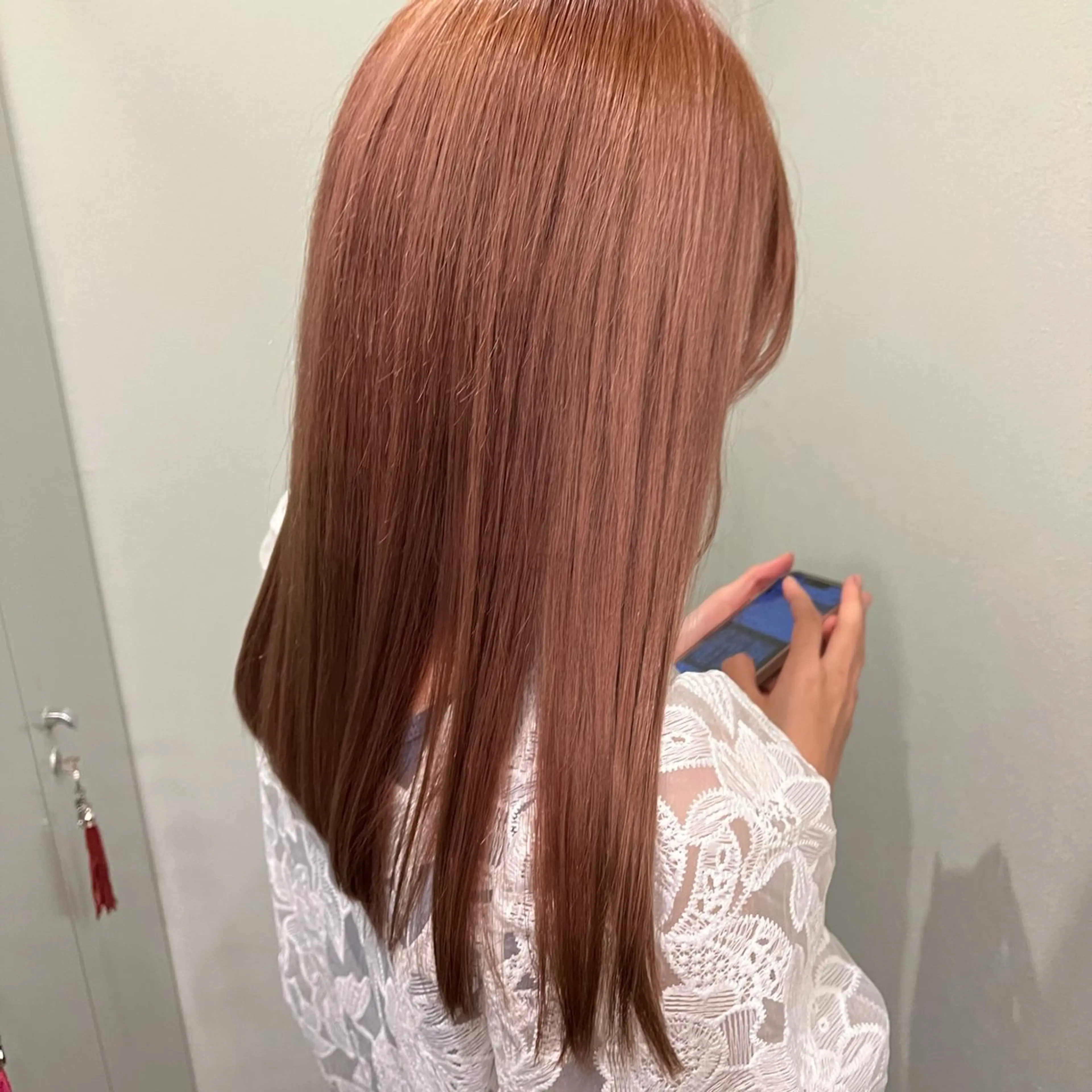 セミロング カラー トリートメント 福田 真佑のヘアスタイル