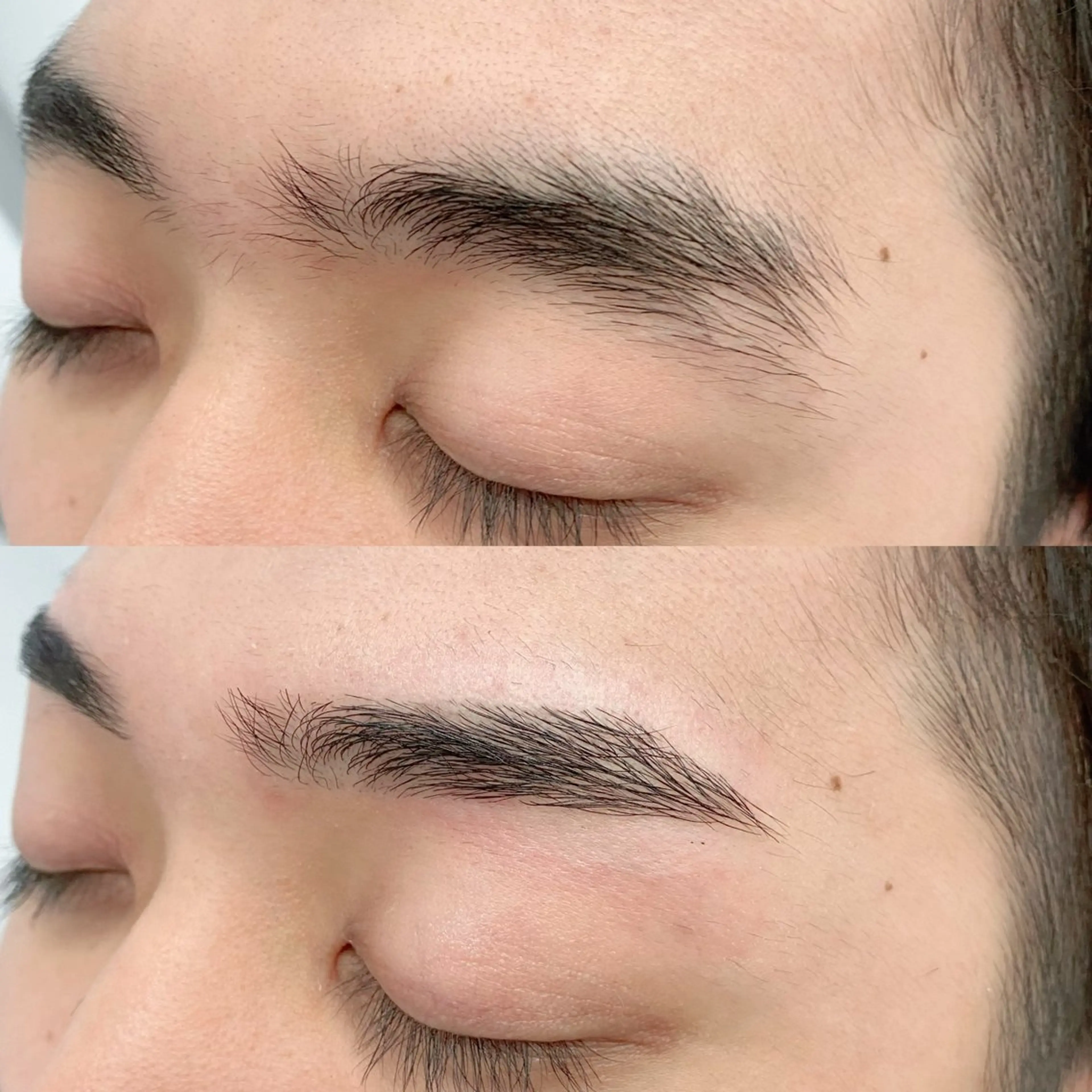 🧑🏻🦱【U22】学生限定クーポン🧑🏻🦱【メンズ眉毛WAX スタイリング🦖🎶】の写真