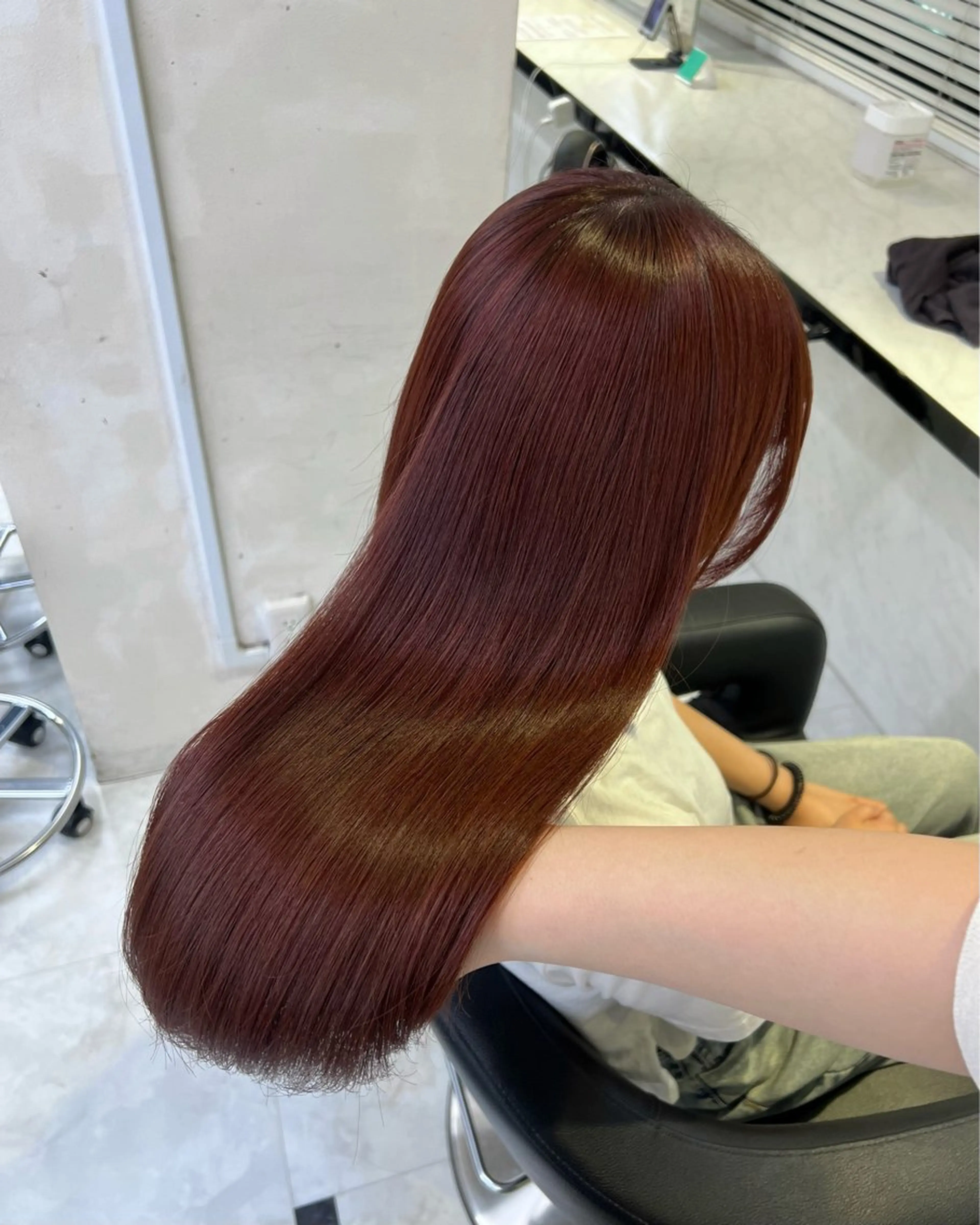 ロング カラー ヘアカラー ‎🤍トレンドモテ髪 ‎🤍暖色🤍りなのヘアスタイル