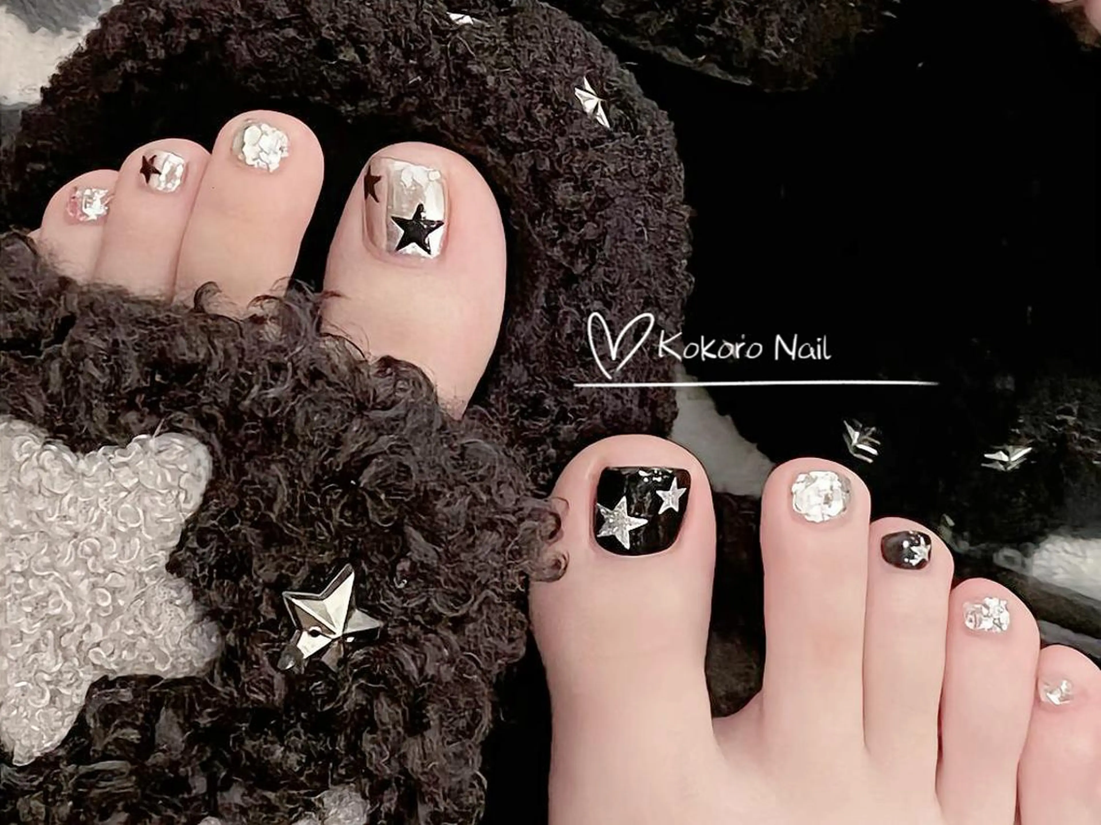 ネイル フットネイル 💗KOKORO NAIL💗のネイルデザイン
