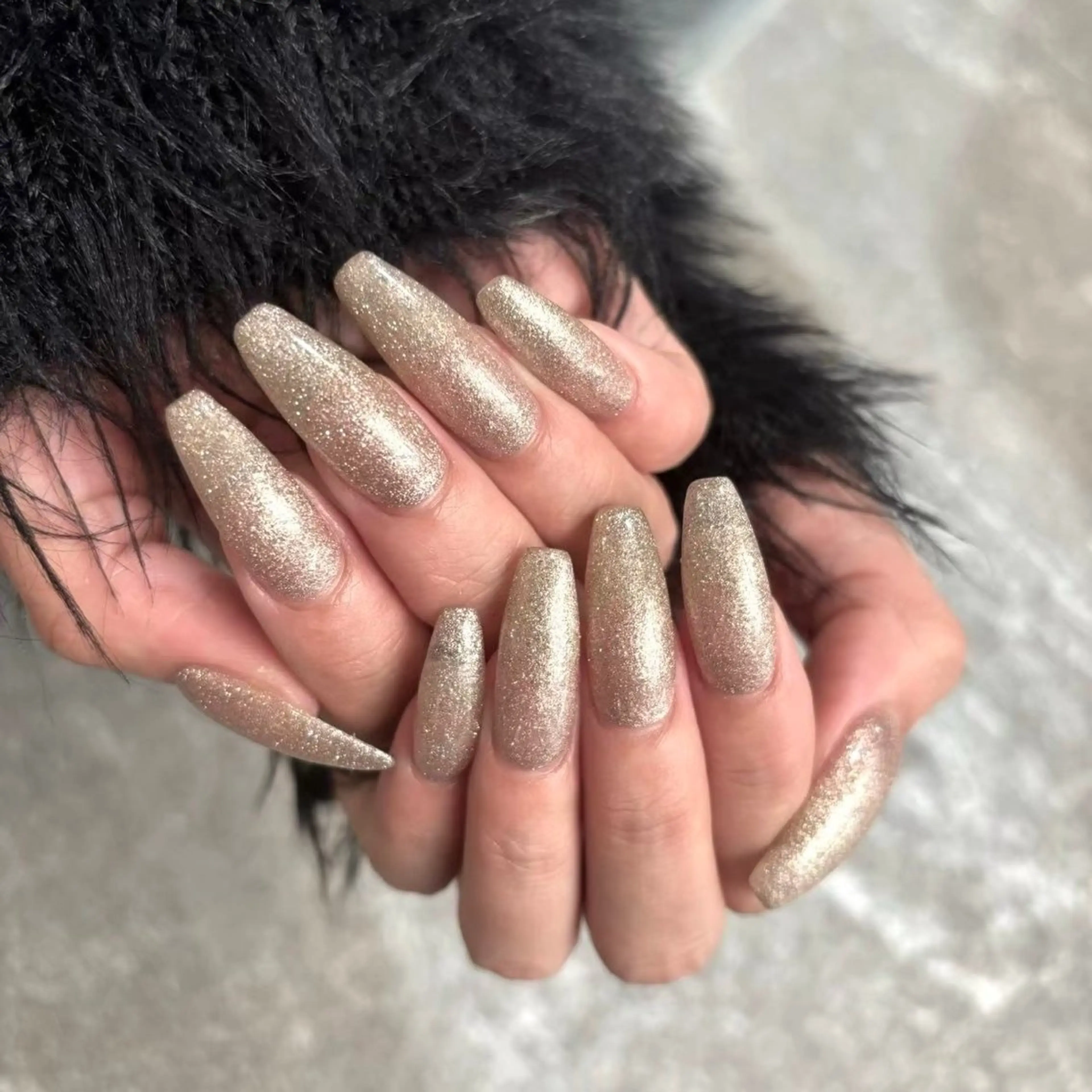 【数名限定】（オフなし）💅🏻長さだし10本➕ワンカラーorラメ✨※注意事項必読の写真
