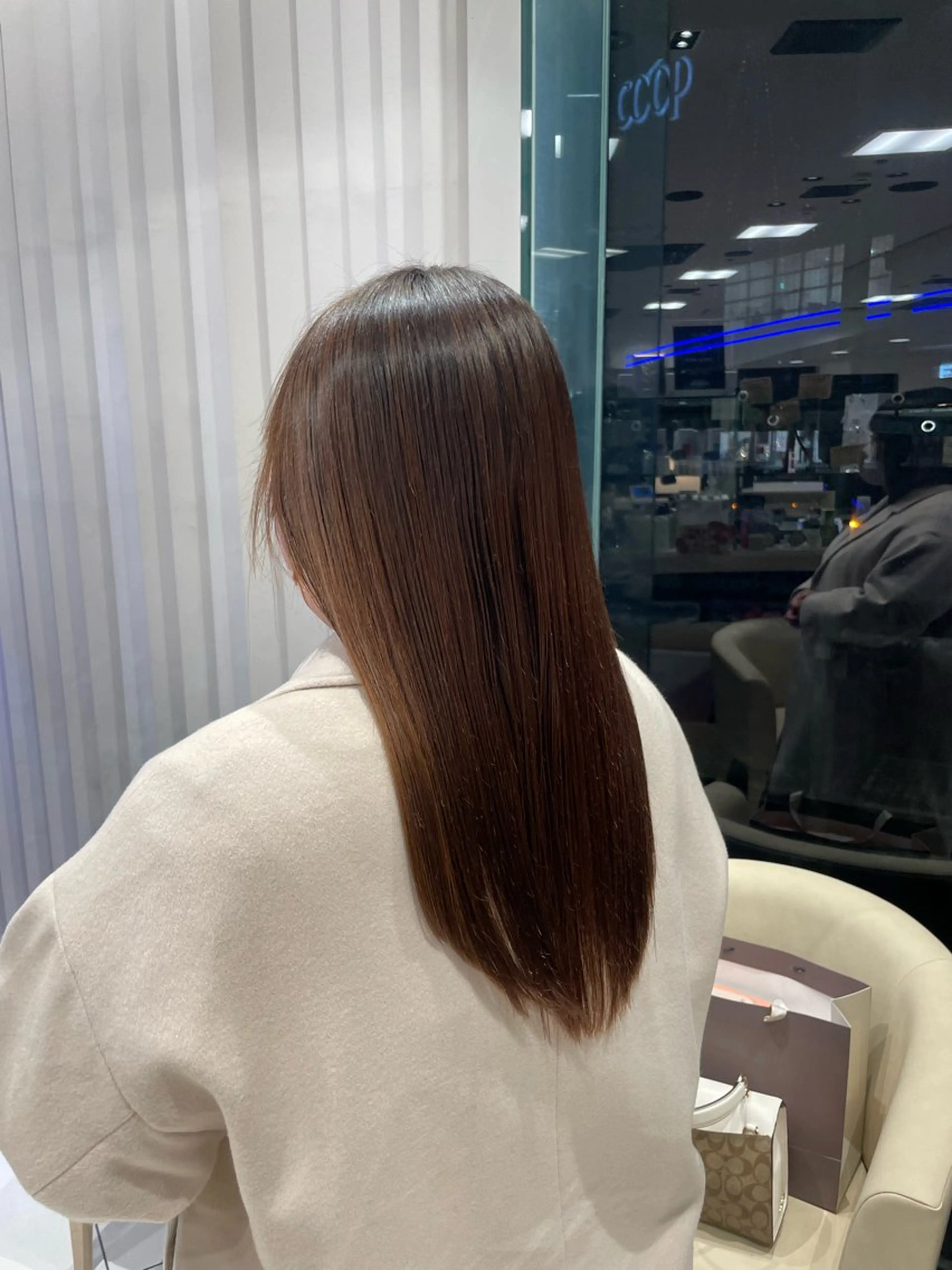 ロング トリートメント トリートメント クロスパーマ/うる艶 カラー/Kurumiのヘアスタイル