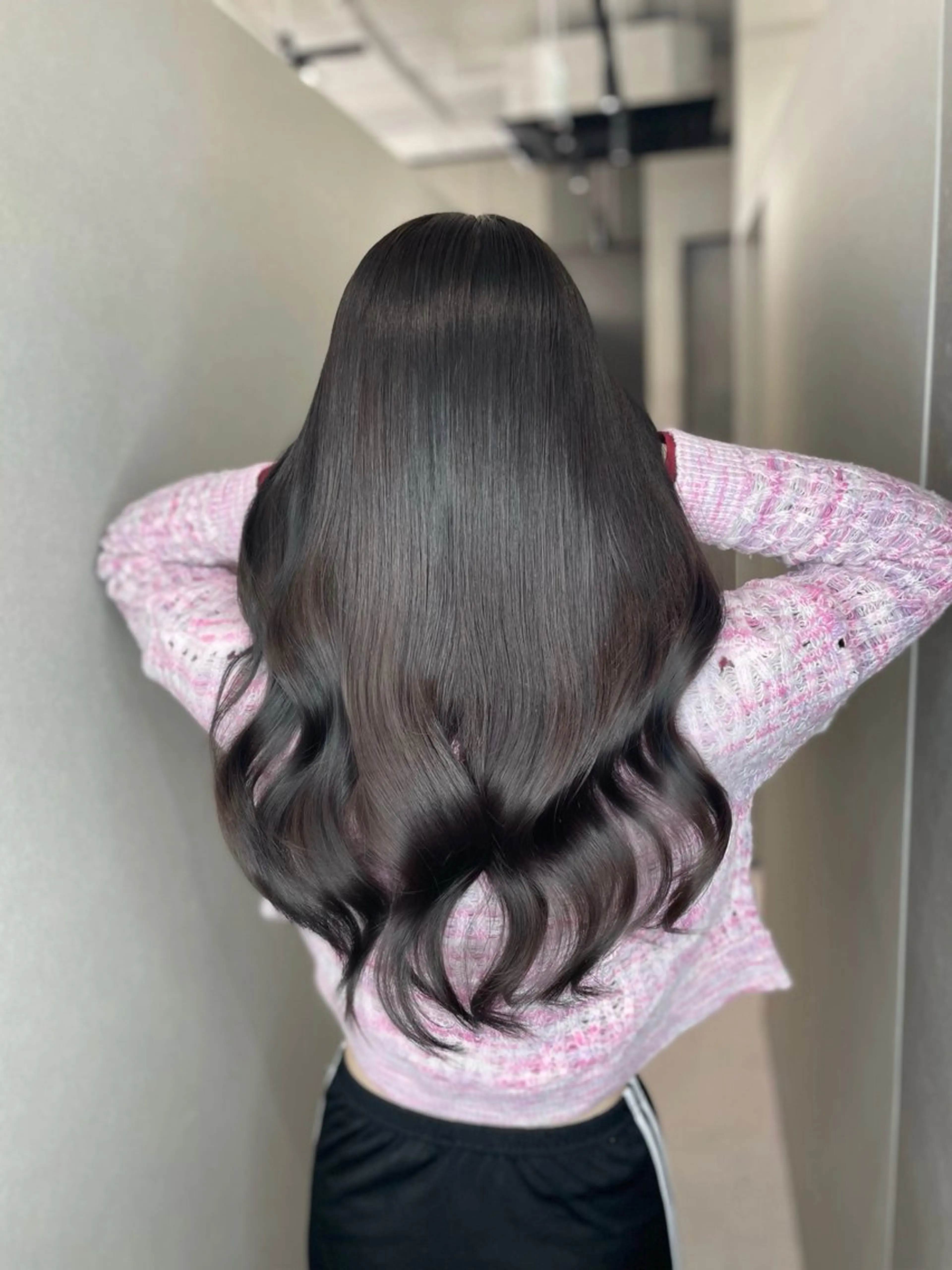 セミロング カラー 透明感カラー 髪質改善 カット ヘアカラー トリートメント BOOTH share saron所属・今井 勝也のヘアスタイル