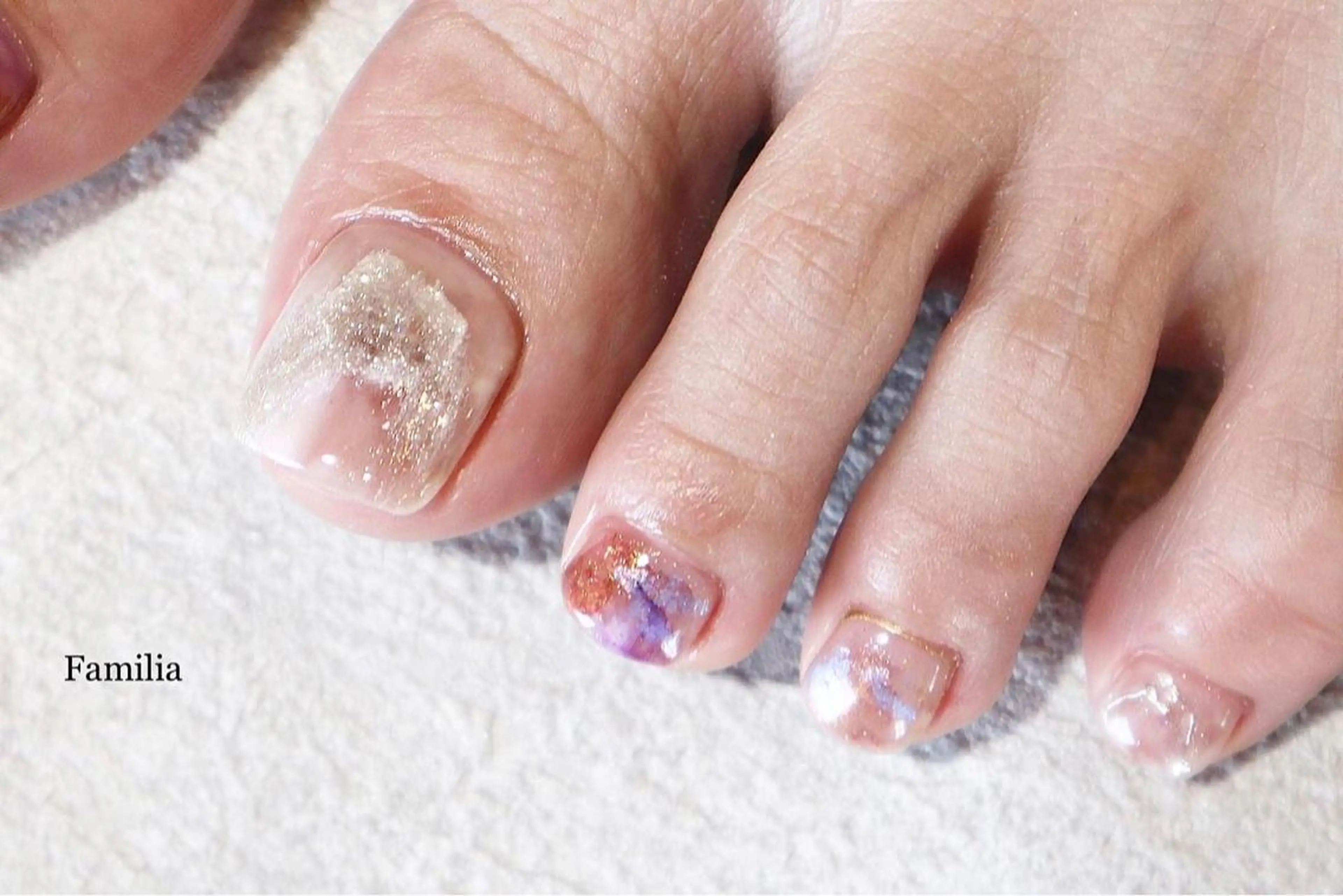 ネイル フットネイル 小河 仁美のネイルデザイン