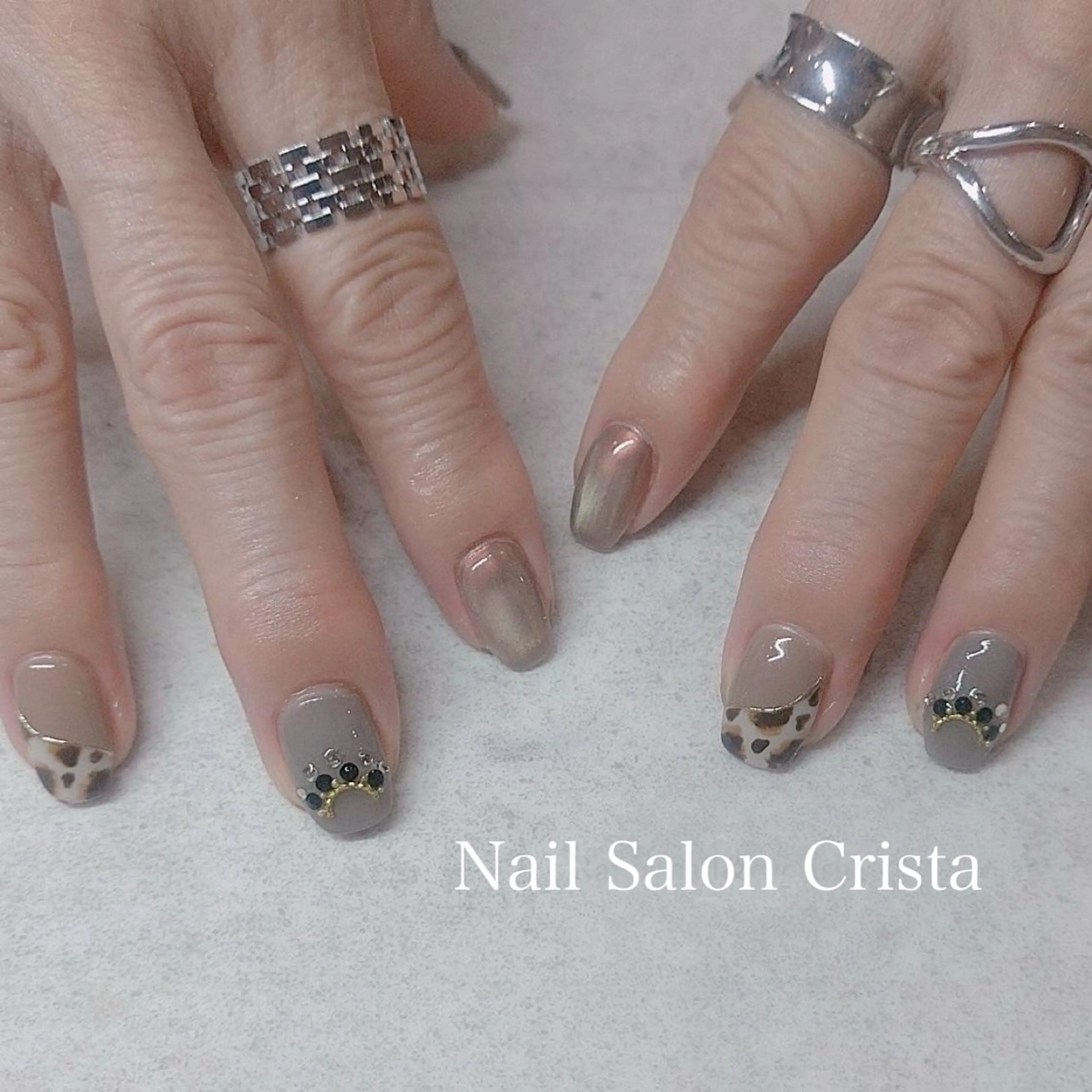 ネイル フットネイル ジェルネイル マグネットネイル オフィスネイル ワンカラーネイル NAILSALON CRISTA所属・🤍CRISTA yui🤍のネイルデザイン