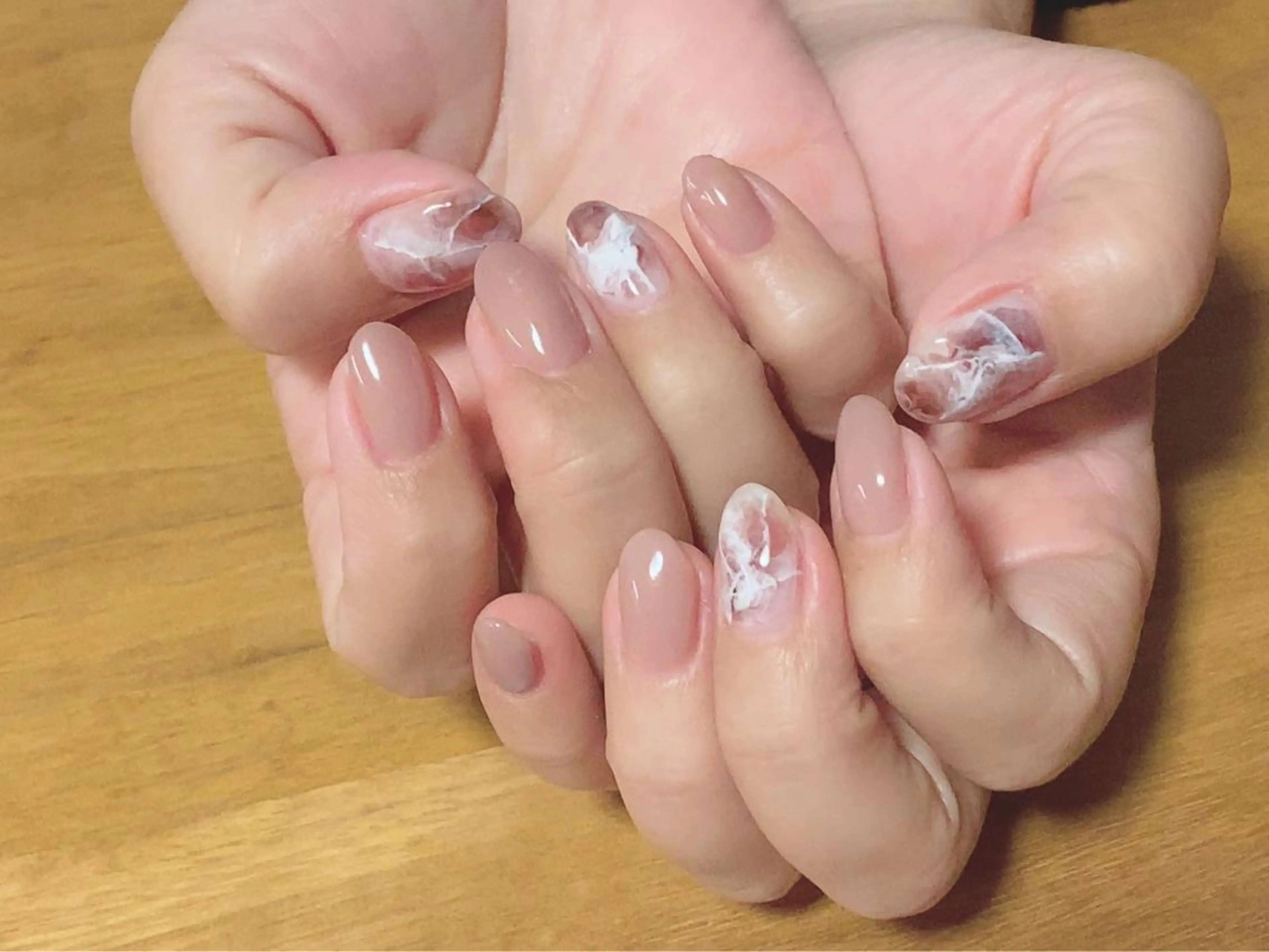 ネイル 大理石ネイル(マーブル) ネイルサロン lipineのネイルデザイン